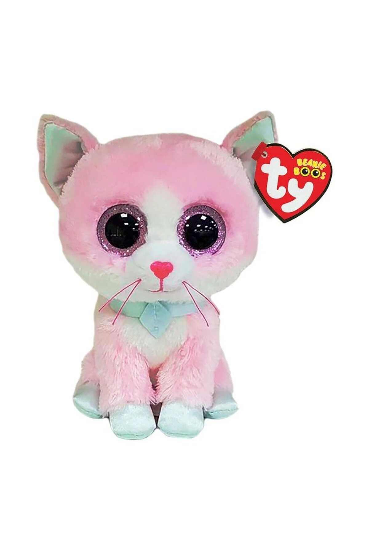 اسباب بازی های پشمی گربه صورتی TY BEANIE BOO FIONA 15 سانتی متر TY Beanie Boos