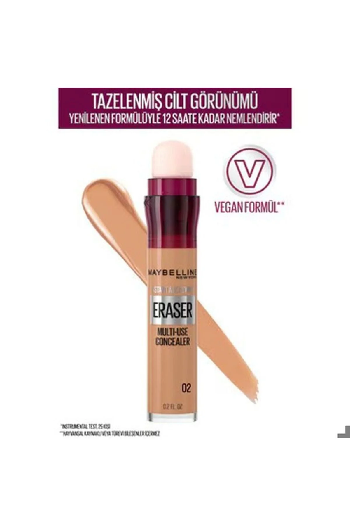 کانسیلر پاک کن فوری ANTI AGE 02 NUDE Maybelline New York