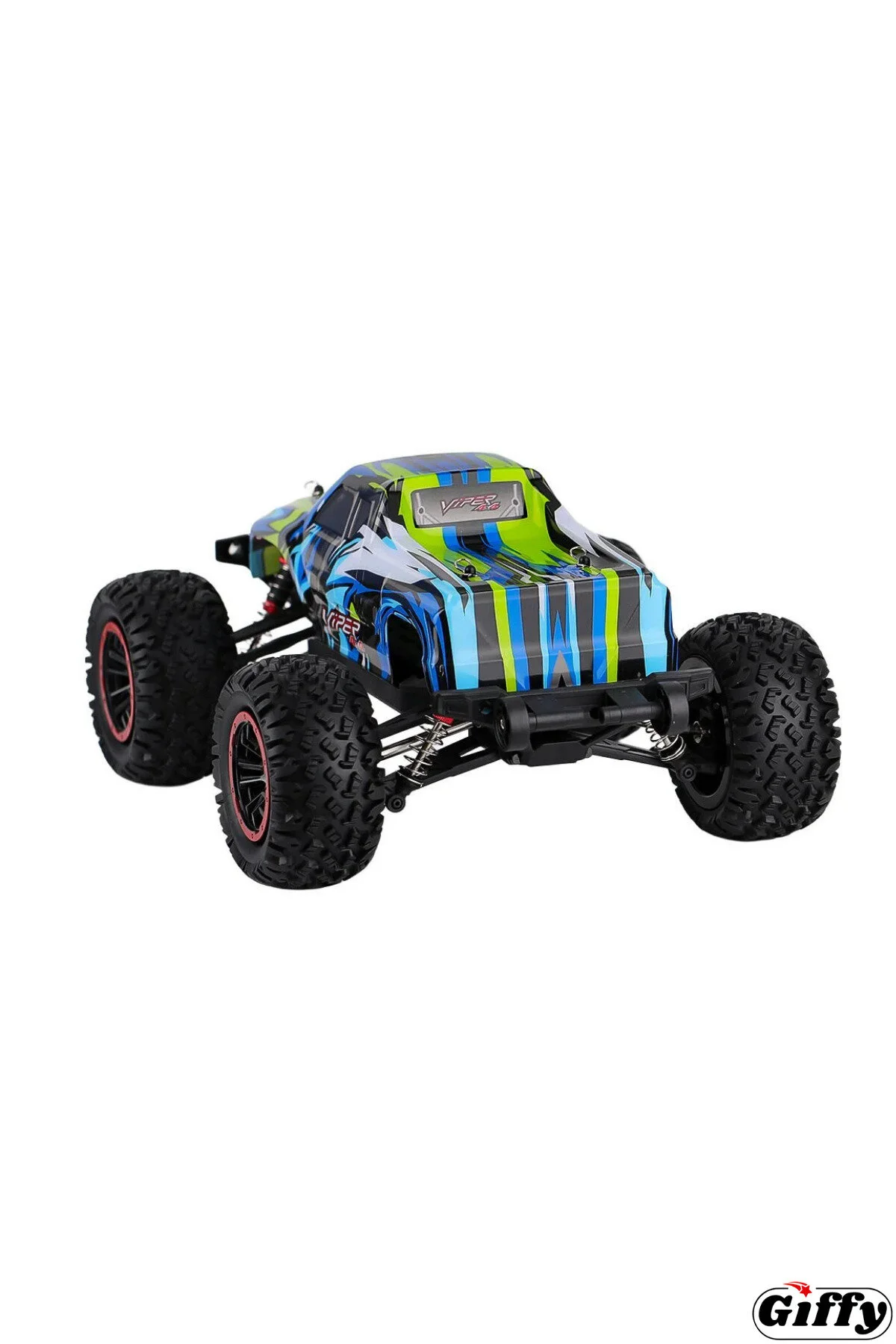 100 کیلومتر سرعت ماشین کنترل از راه دور براشلس اسباب بازی OFF ROAD 4X4 قابل شارژ در مقیاس 1:12 خارج جاده ترکیه giffy