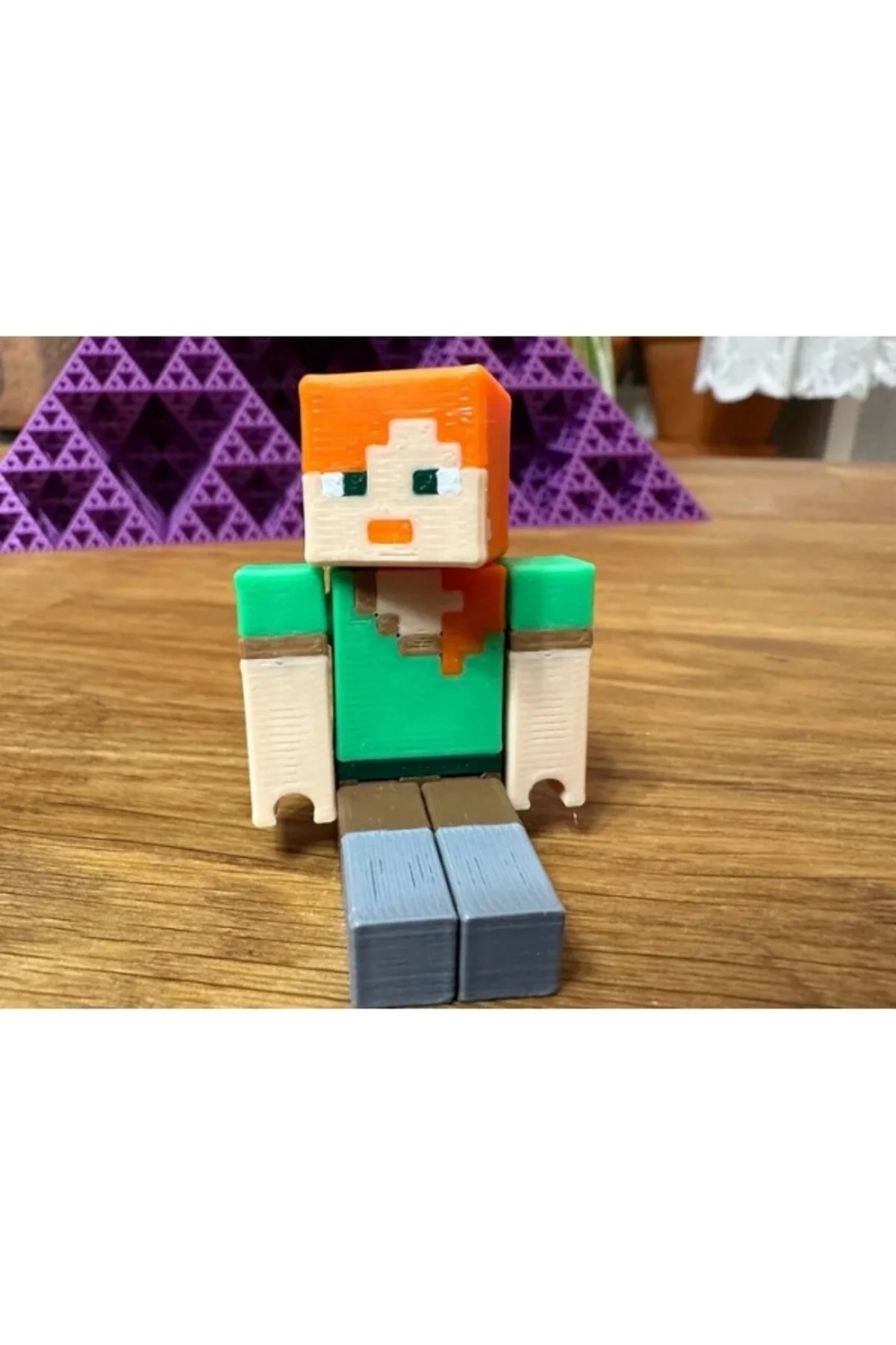 اشیاء دکوراتیو و مجسمه MINECRAFT ALEX FIGUR اورجینال FLEXIS WE MAKE IT POSSIBLE FOR YOU