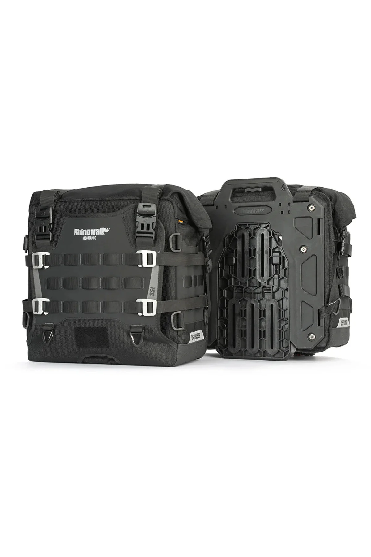 کیف موتورسیکلت 35L جانبی سریع انتشار سری مکانیک ضد آب Rhinowalk