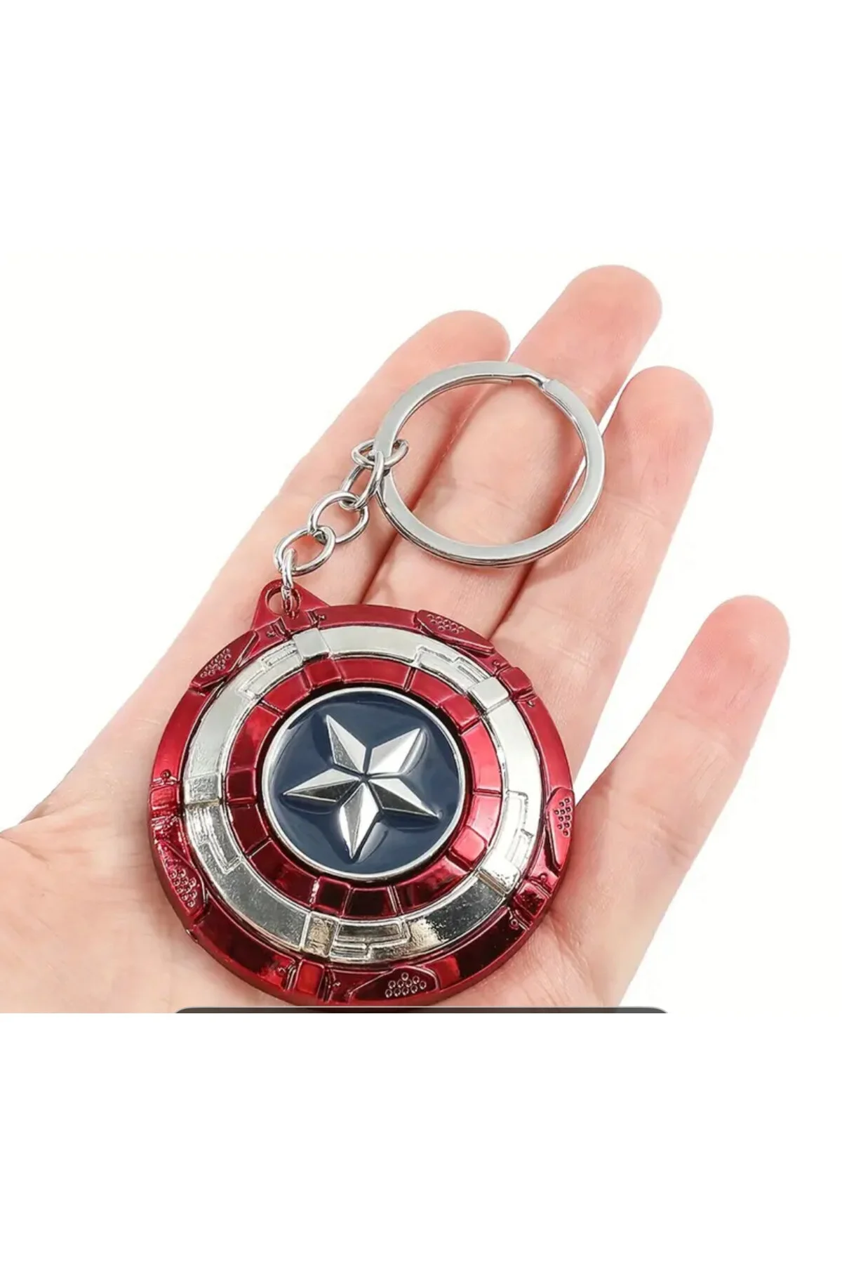 جلیقه کلید دسته CAPTAIN AMERICA SHIELD STAR PENDANTIFORM MARVEL