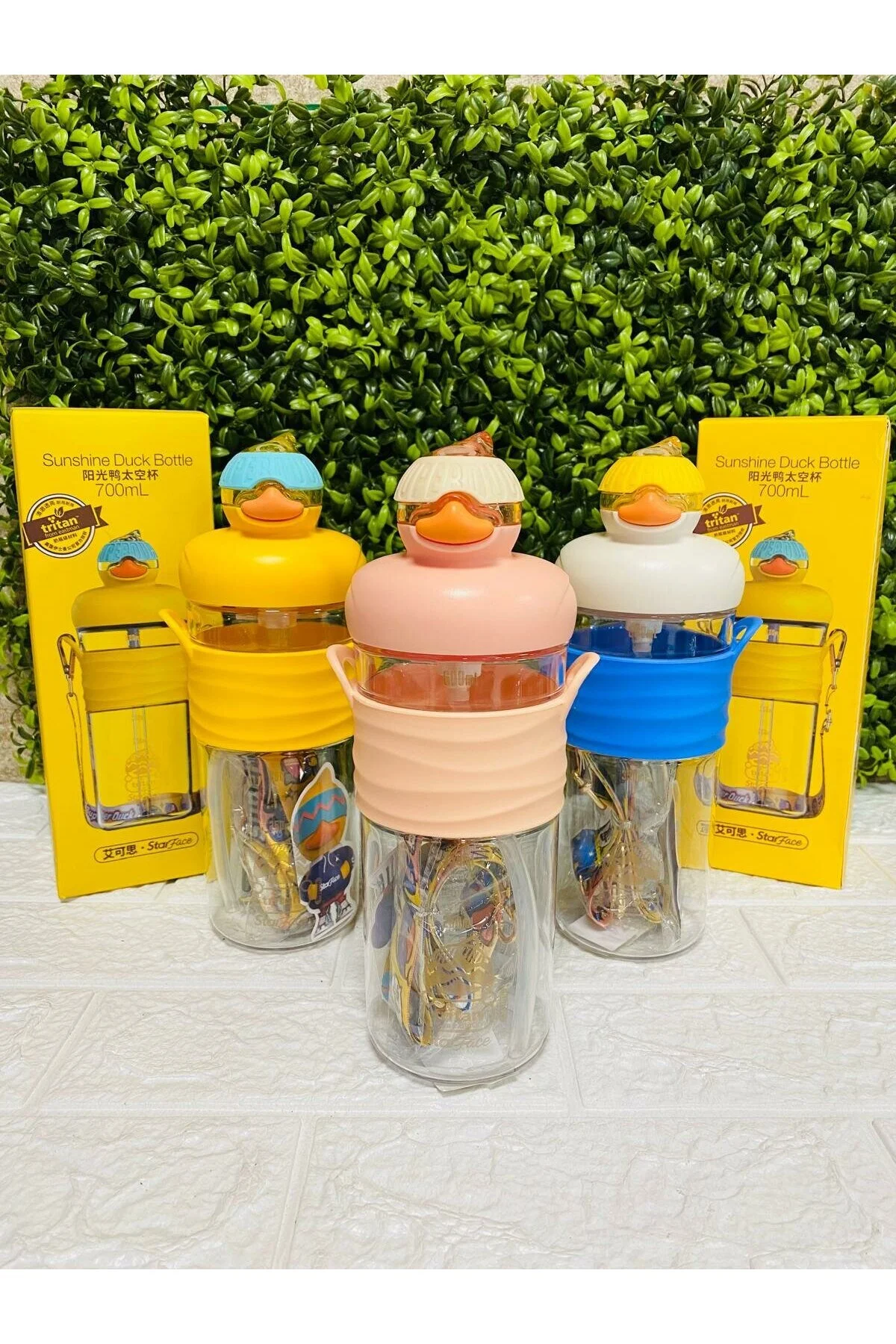 قمقمه و فلاسک 700 میلی لیتر با چهره های اردک LİLA HOME
