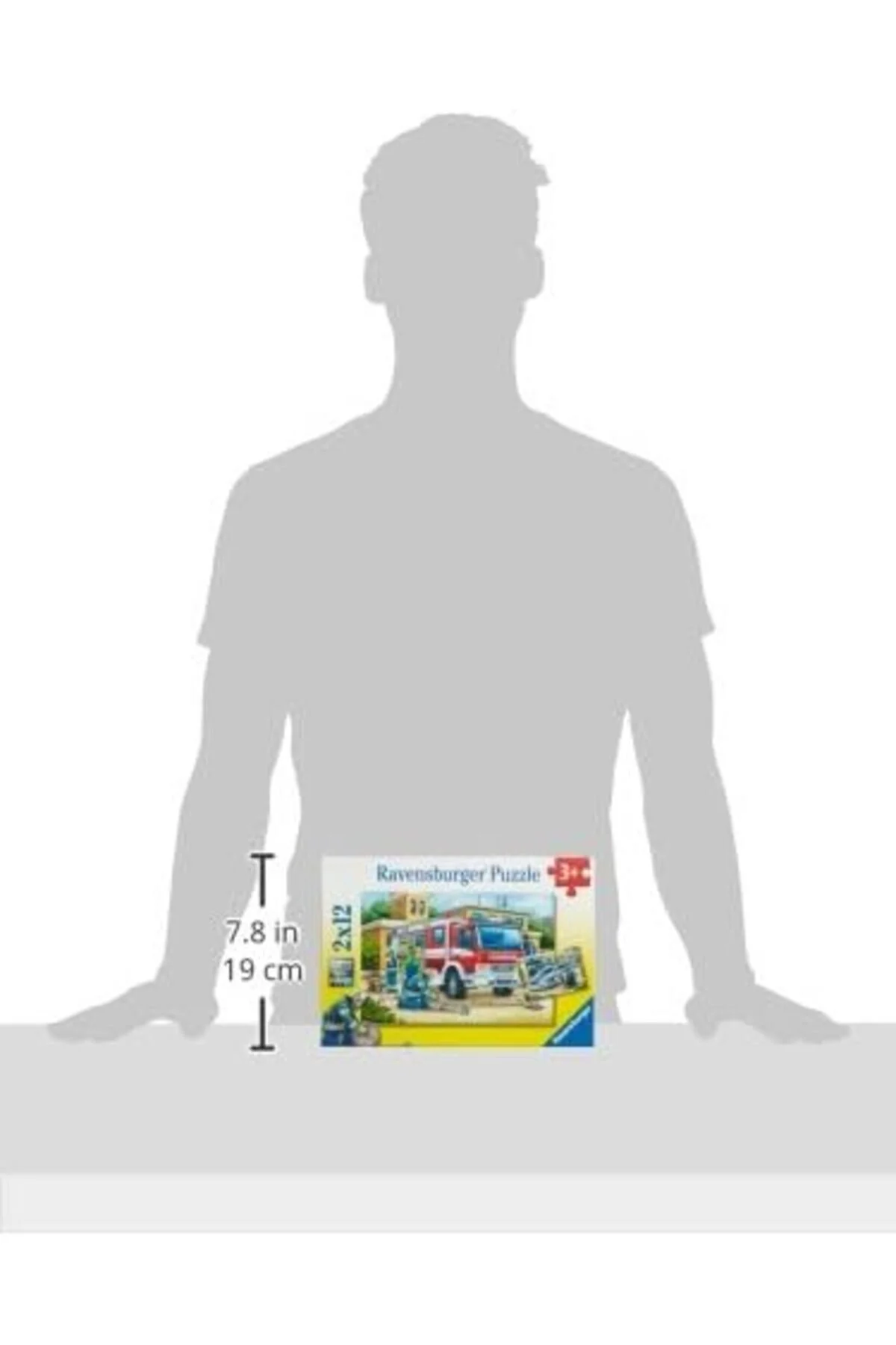 پازل 75744 کودک پلیس و آتش نشانی 2X12 قطعه MAXSHTR 1053513 چند رنگ STOREMAX