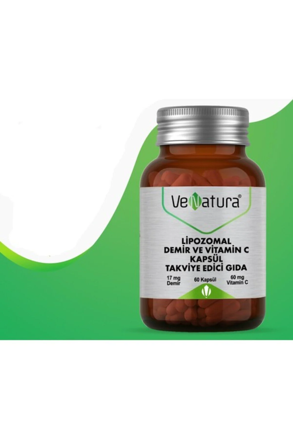 محصولات بهداشتی پرنده LIPOZOMAL DEMIR و VIT. C 60 کلاه Venatura