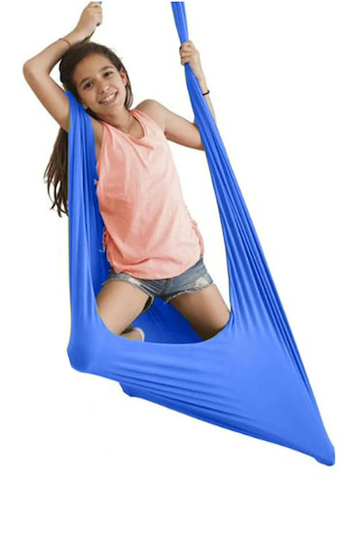 تاب و هموک آبی دخترانه پسرانه بچگانه بازی Yoga Swing Blue فعالیت ان تغییر نوسان حسی  Bundera