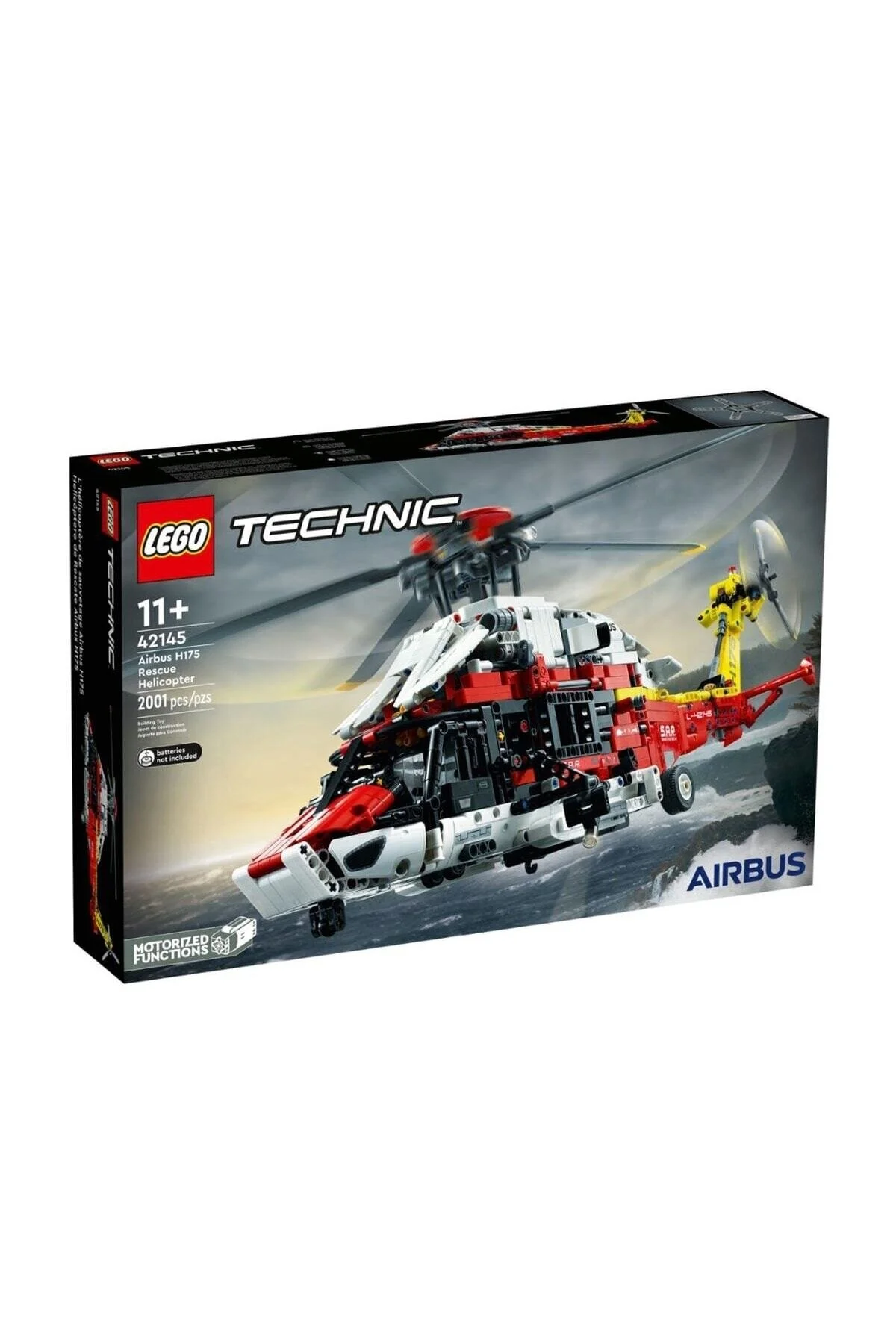 هلیکوپتر و هواپیمای اسباب بازی 42145 TECHNIC AIRBUS H175 RESCUE HELICOPTER 2001 PART +11 YEARS اورجینال LEGO