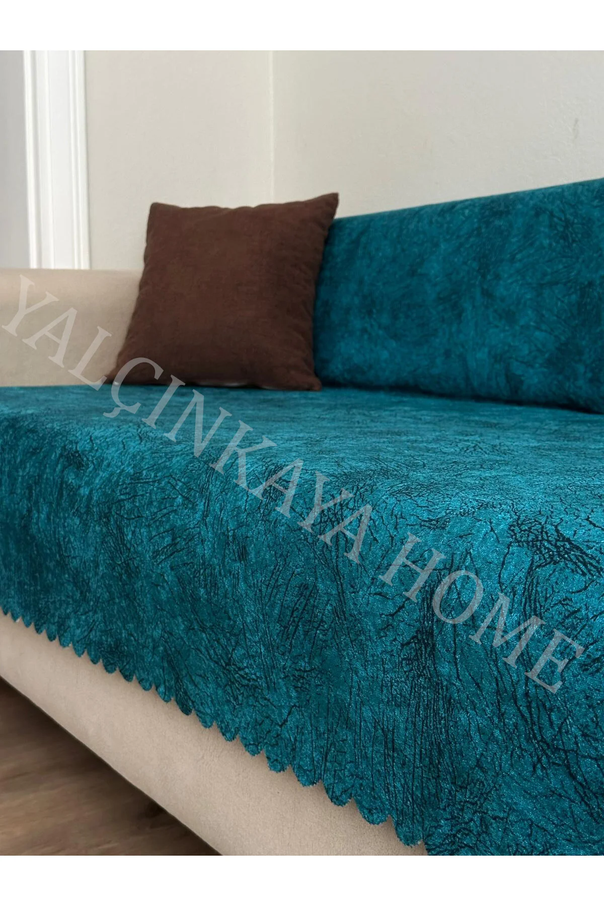 روکش مبل شیب اسفنج الگوی عروقی پوشش تختخواب 170X205CM YALÇINKAYA HOME