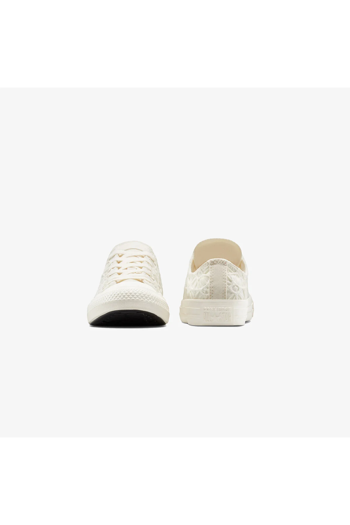 اسنیکر کفش کتانی کرم یونیسکس با جنس آل استار بافت چاک تیلور کانورس Converse