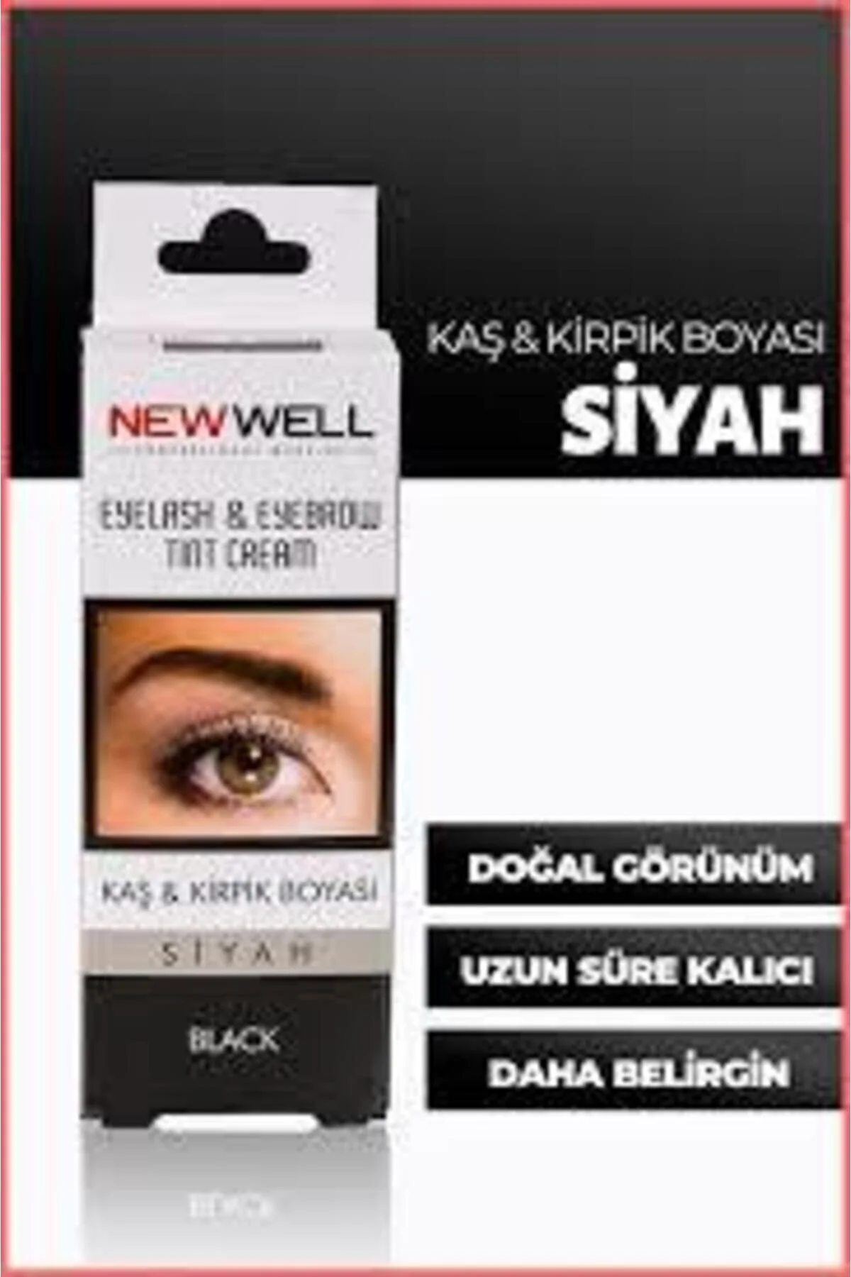 رنگ ابرو و مژه نیو ول مشکی New Well