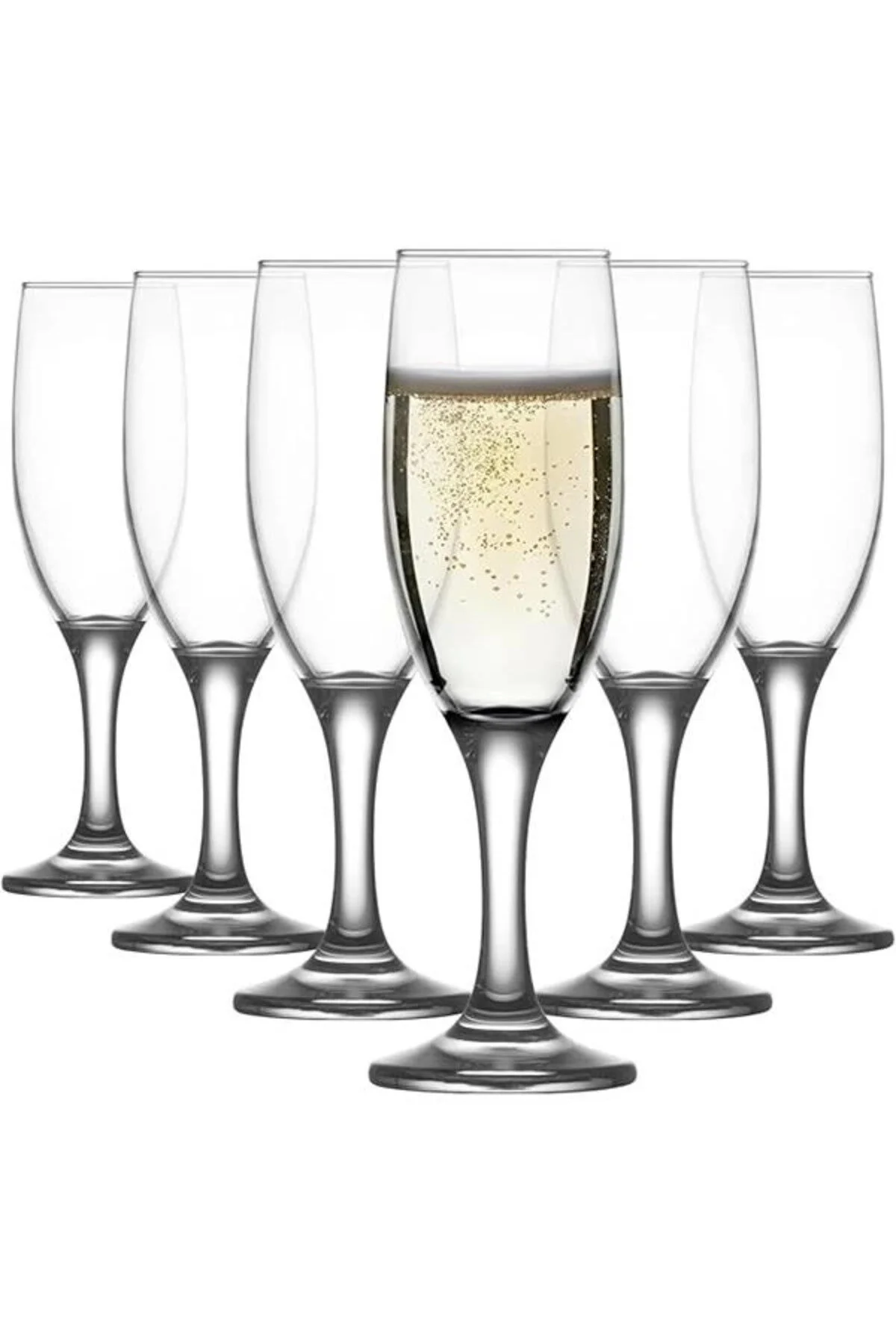 لیوان پایه‌دار گلاس MISKET 6 CHAMPAGNE GLASS اورجینال hepsiibirarada