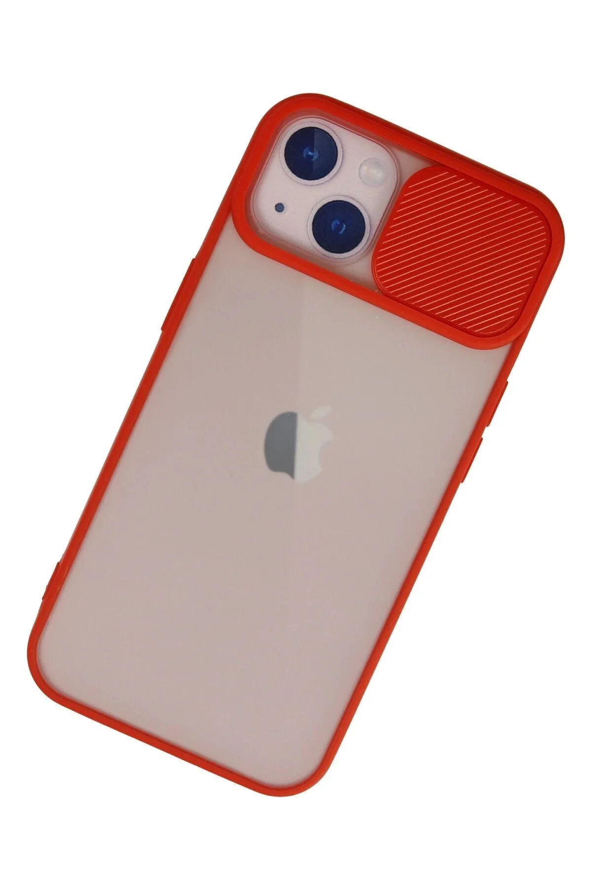 کاور تبلت IPHONE 13 CASE PALM FROSTED CAMERA SLIDER قرمز Genel Markalar