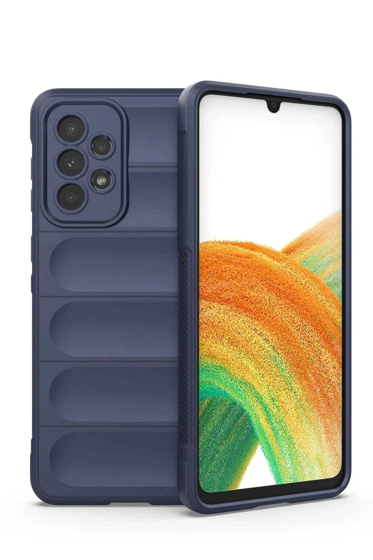 کاور تبلت SAMSUNG GALAXY A33 5G CASE OPTIMUM SILICONE NAVY BLUE Genel Markalar
