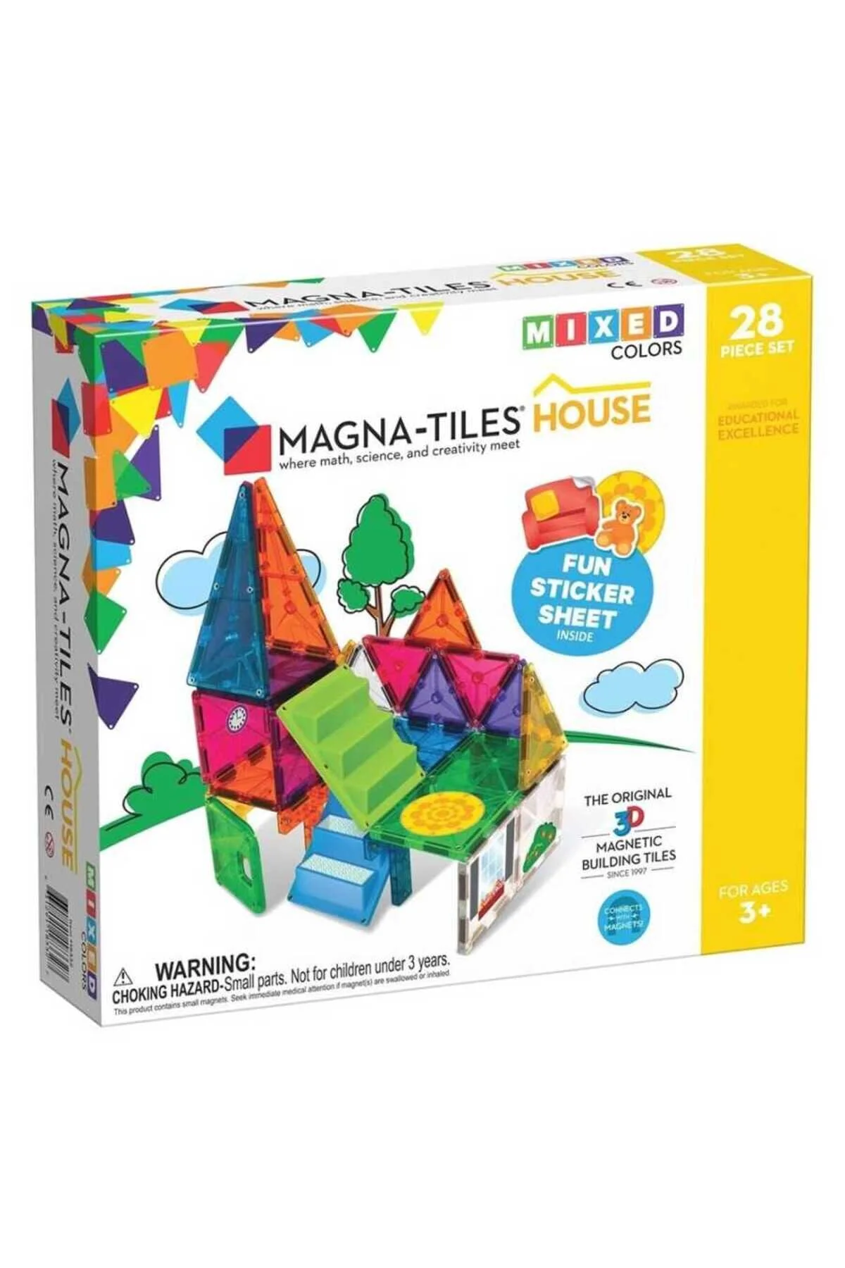 لگو و اسباب بازی های ساخت محور MAGNATILES HOME 28 PIECES 18332 از ترکیه Magna Tiles