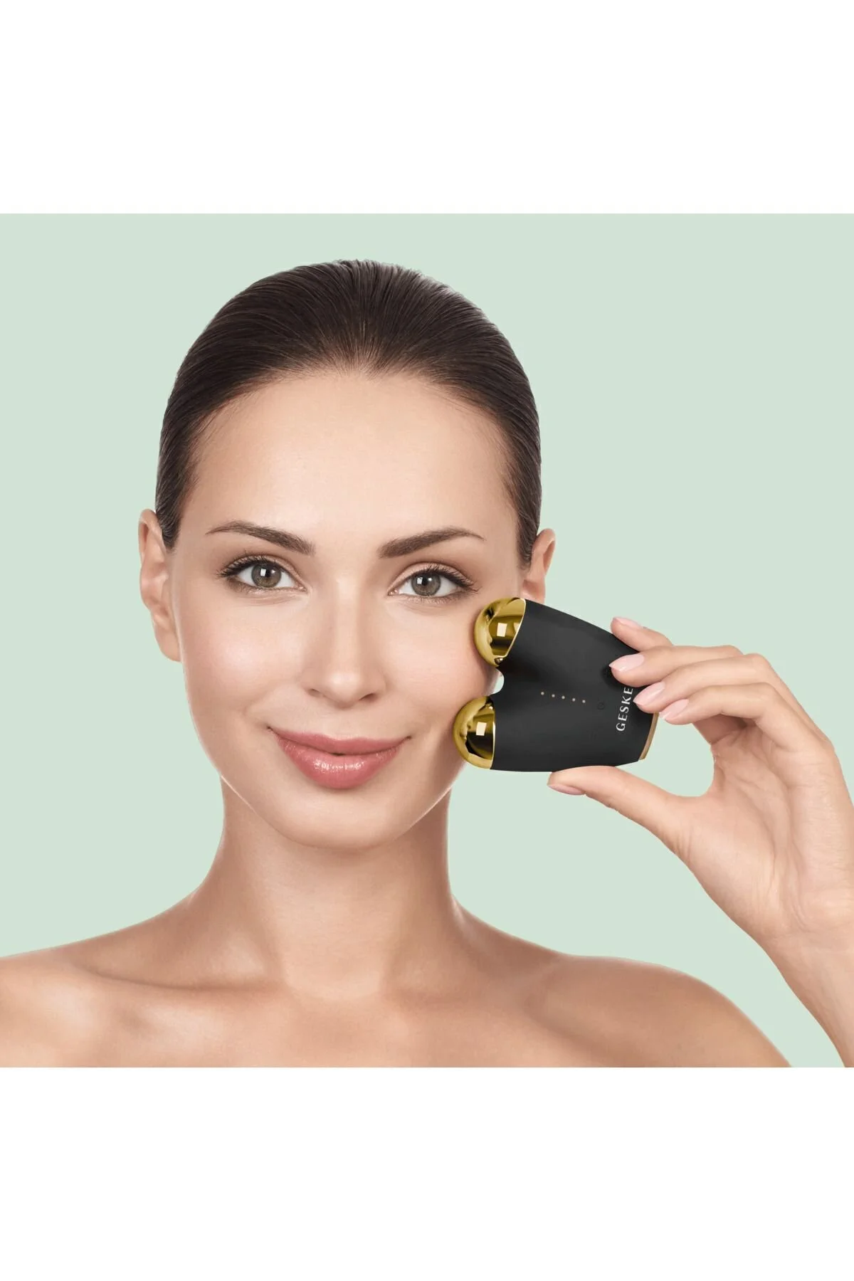 ماساژور صورت خاکستری فنجان حذف میکرو فعلی آسانسور چهره جریان 6 در 1 Gri geske