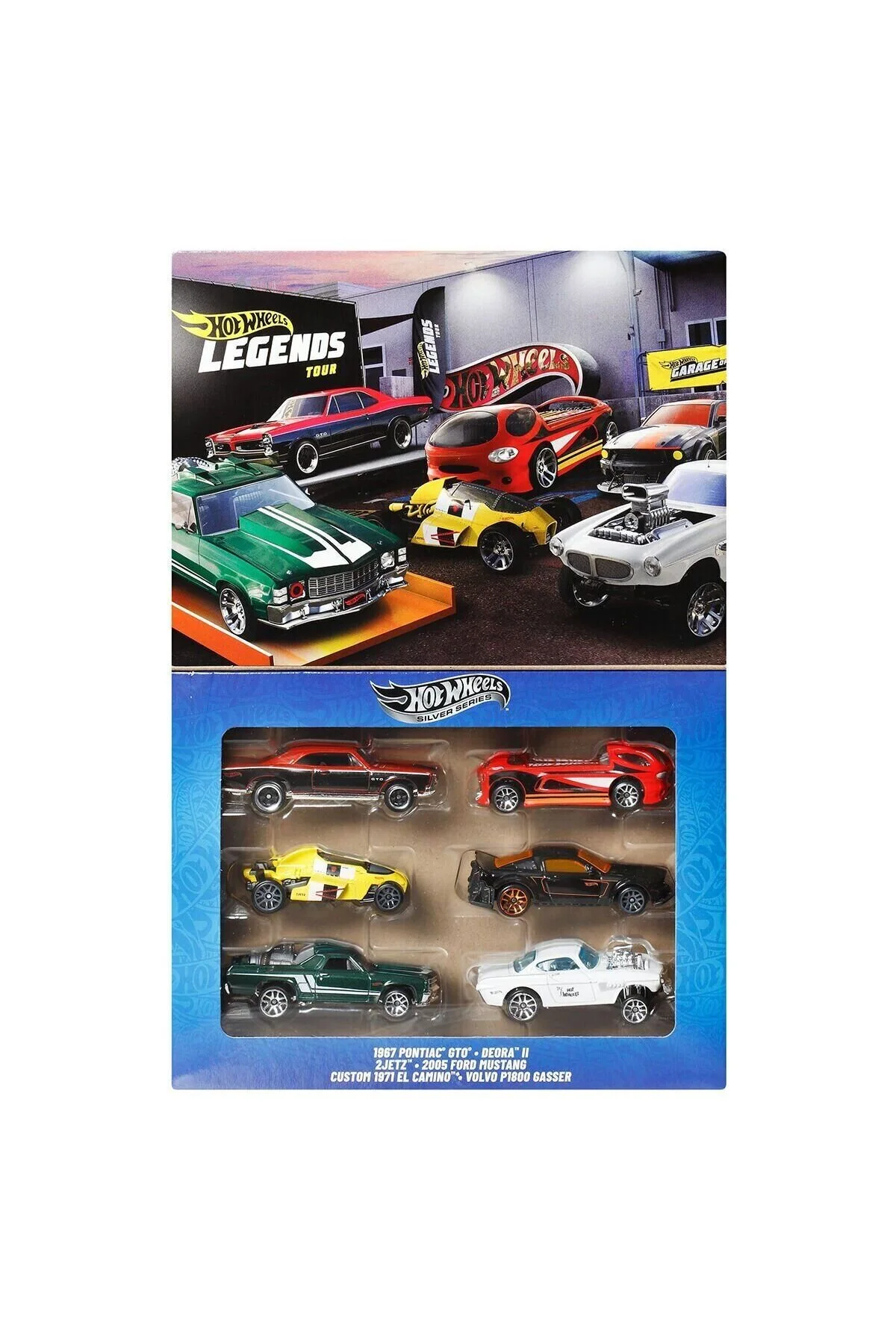 اسباب بازی های فیگور شخصیت JBY78 HOT WHEELS LEGEND چندین ماشین با مضمون HOT WHEELS