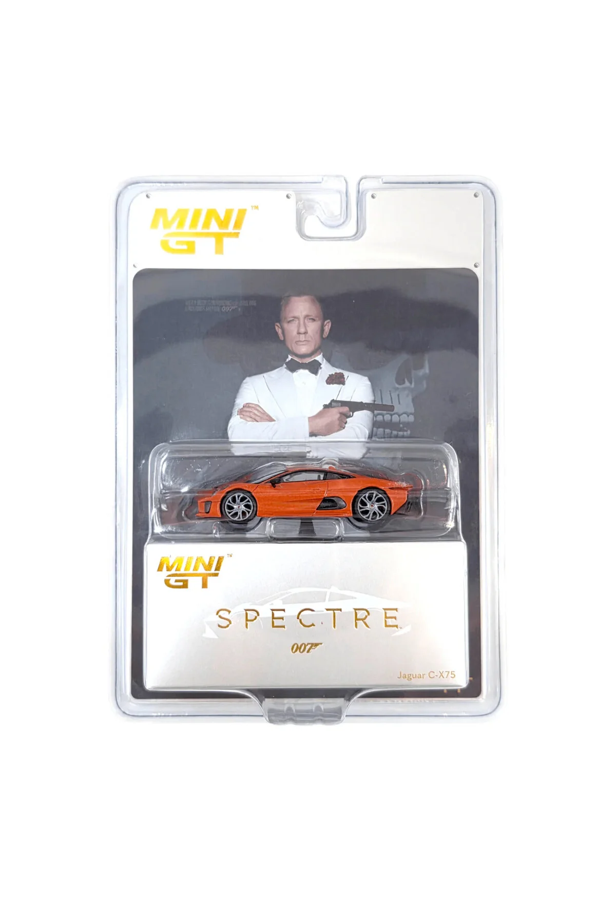 ماشین اسباب بازی JAGUAR C X75 SPECTER 007 JAMES BOND mini gt
