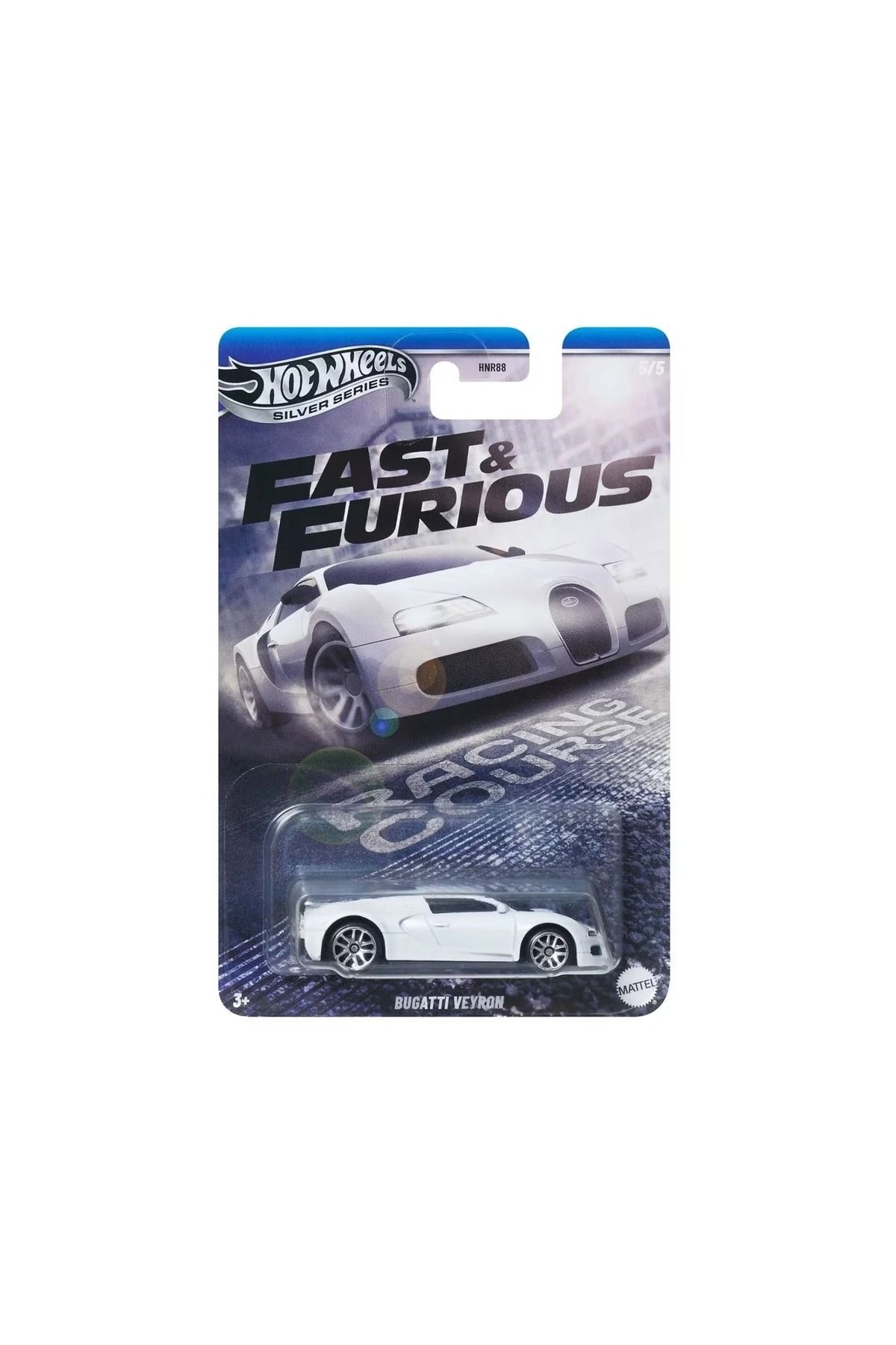 ماشین اسباب بازی سریال نقره ای FAST & FURIOUS VEYRON HNR88 JBY43 HOT WHEELS