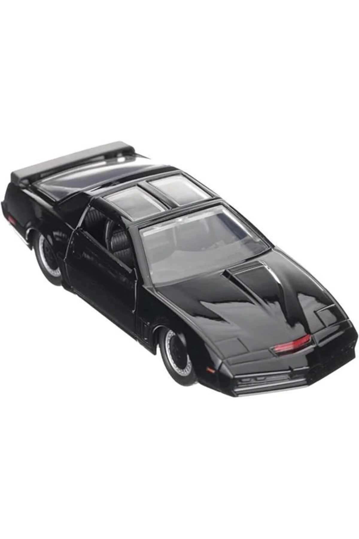ماشین اسباب بازی JADA TOYS 253252000 KNIGHT RIDER K.I.T.T. 1982 مدل PONTIAC TRANS 1:32 داخلی دقیق افتتاحیه Samorian