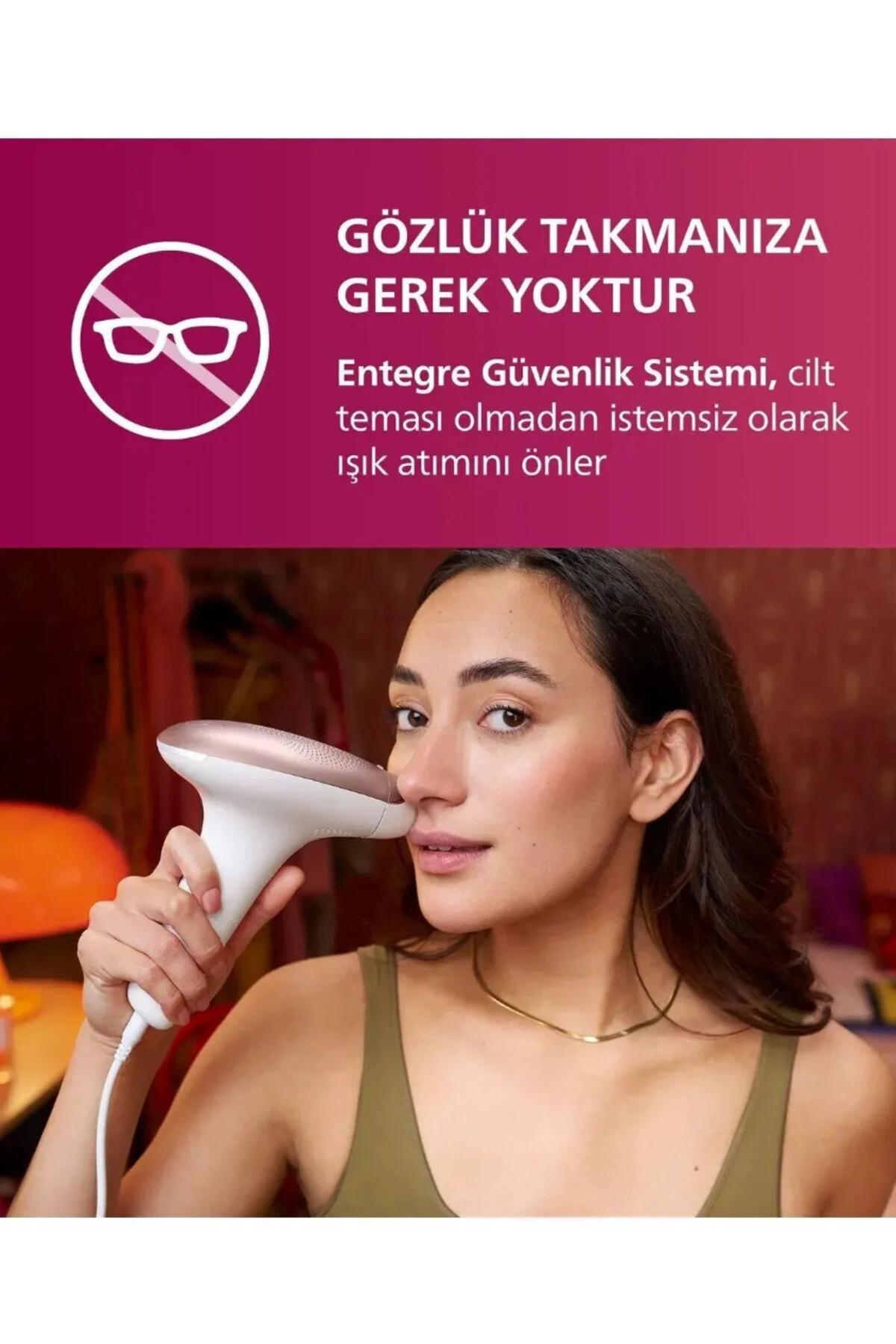 دستگاه لیزر IPL چهره بدن و منطقه حساس LUMEA 924 موهای زائد + تمیز کردن صورت یک مجموعه مراقبت از تیغه Philips