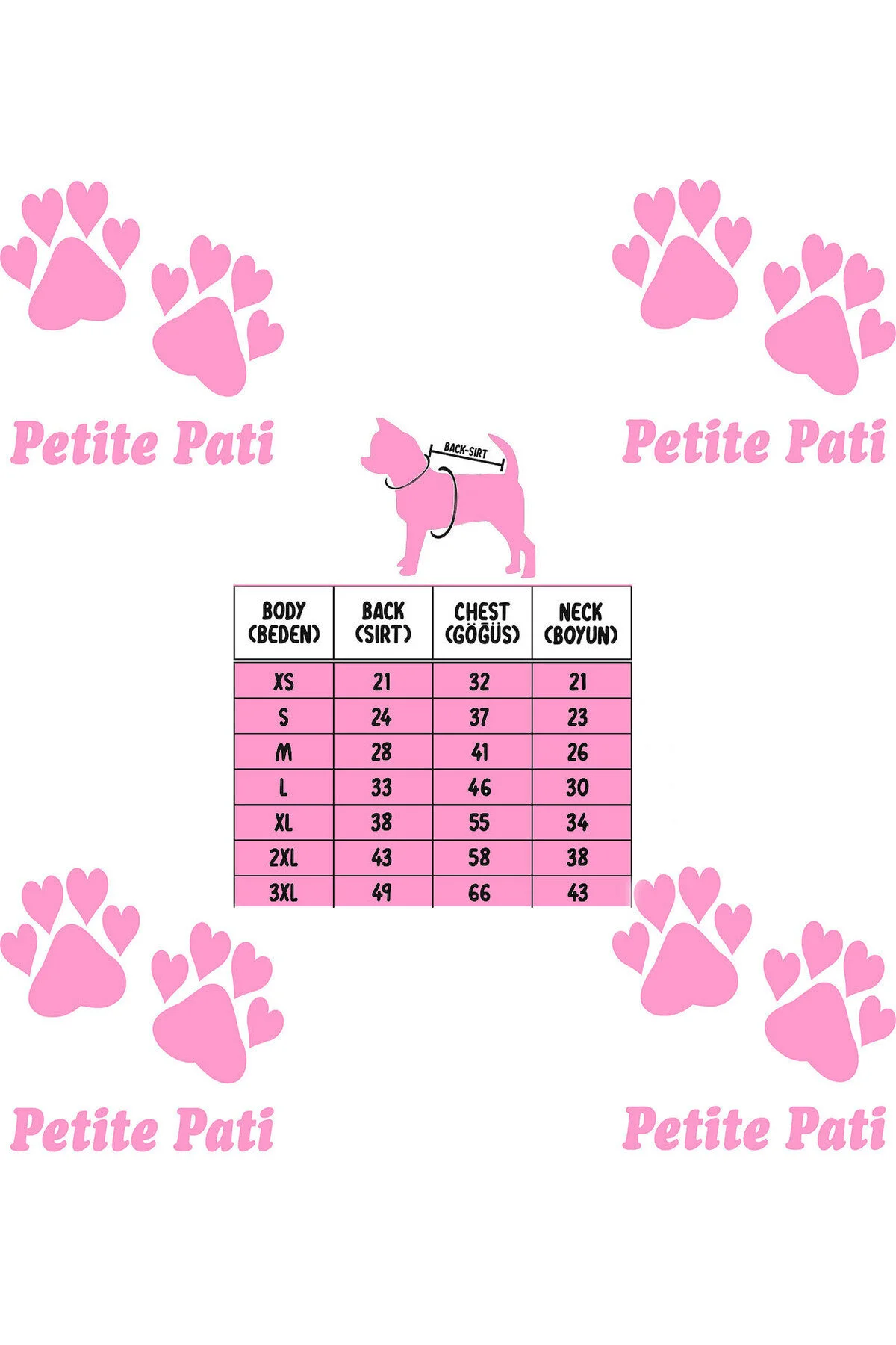 لباس سگ خواب اورجینال PETITE