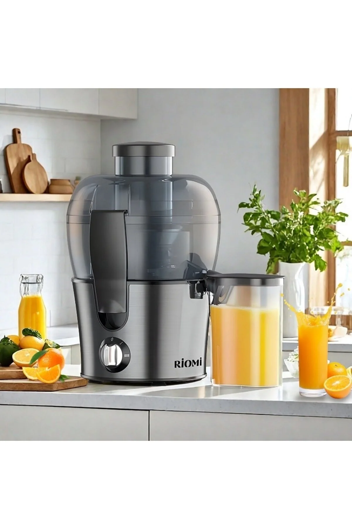 آب میوه و سبزی گیری آبمیوه فروتا 500 وات 1.5 لیتر QUICKCLEAN ضد چکه ریومی اورجینال RİOMİ