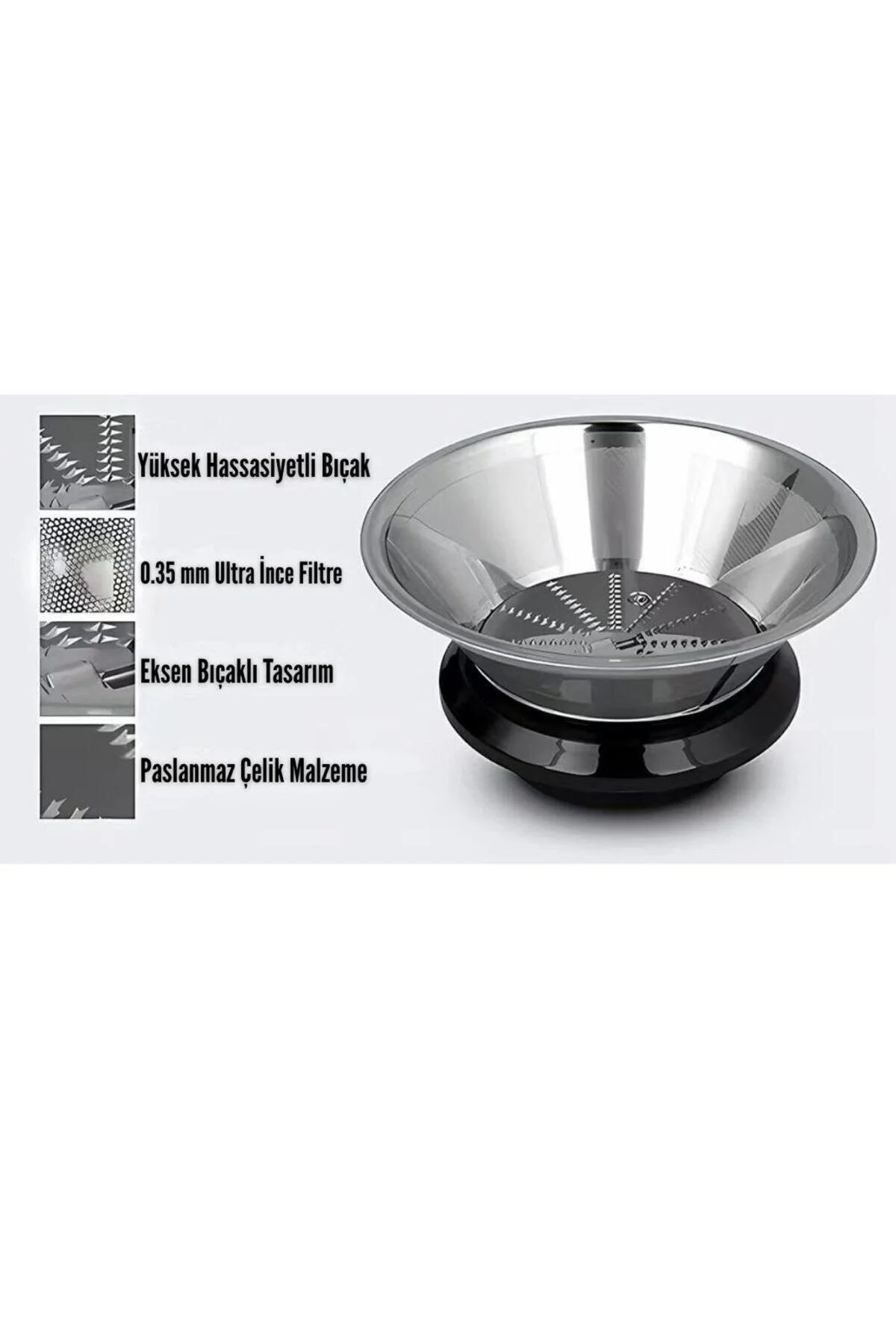 آب میوه و سبزی گیری آبمیوه فروتا 500 وات 1.5 لیتر QUICKCLEAN ضد چکه ریومی اورجینال RİOMİ