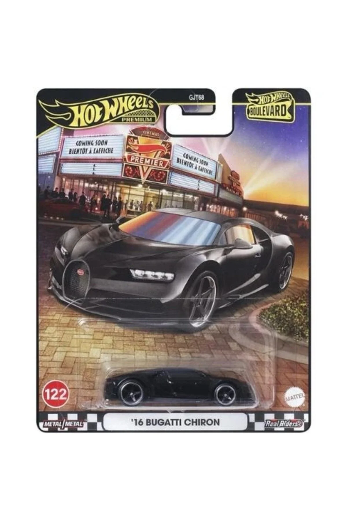 ماشین اسباب بازی BOULEVARD PREMIUM 5 BUGATTI CHIRON PORSCHE 911 FORD MUSTANG BOSS MEYERS MANX DATSUN 510 هات ویلز HOT WHEELS
