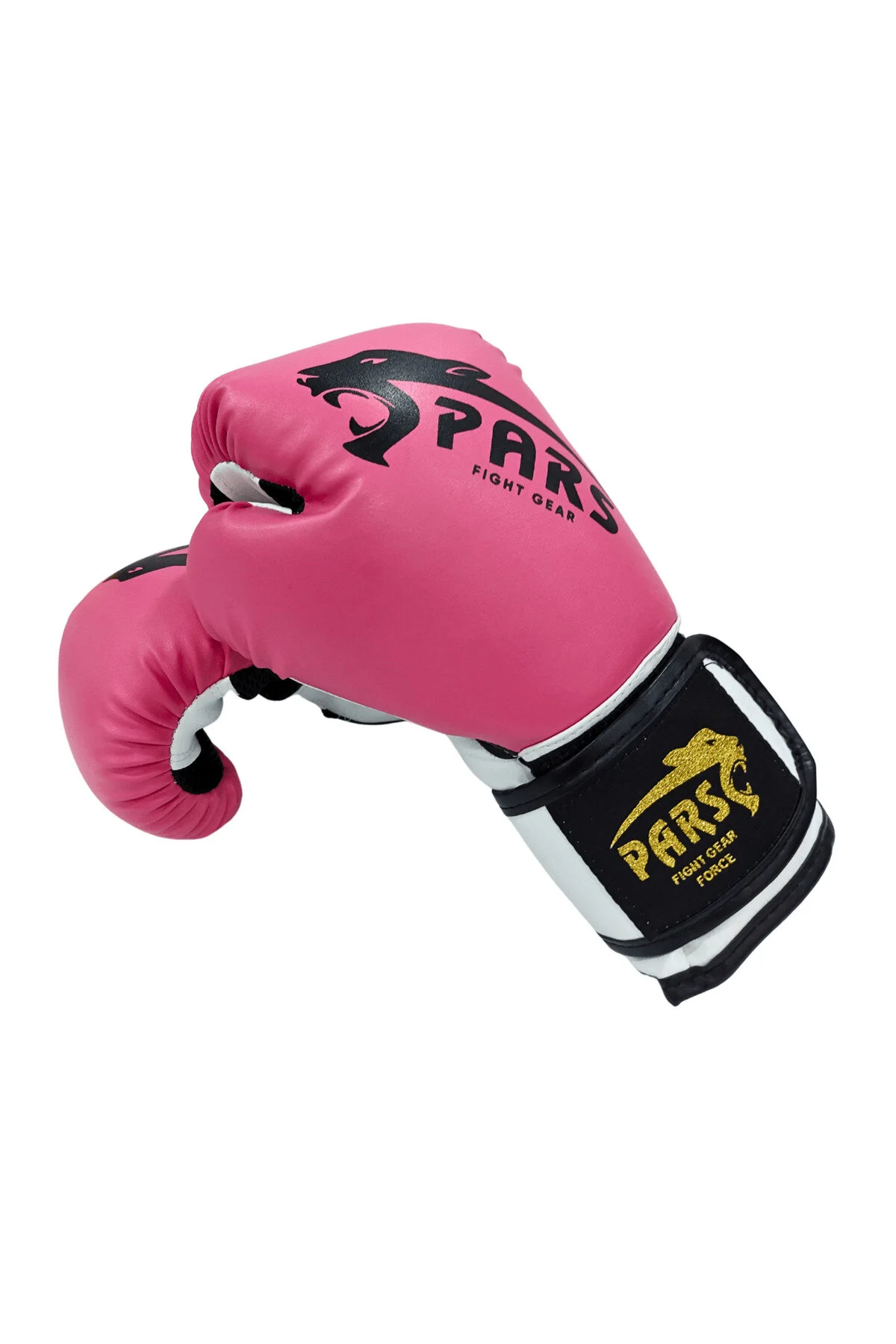 دستکش بوکس مردانه و زنانه FORCE BOXING & KICK صورتی Pars