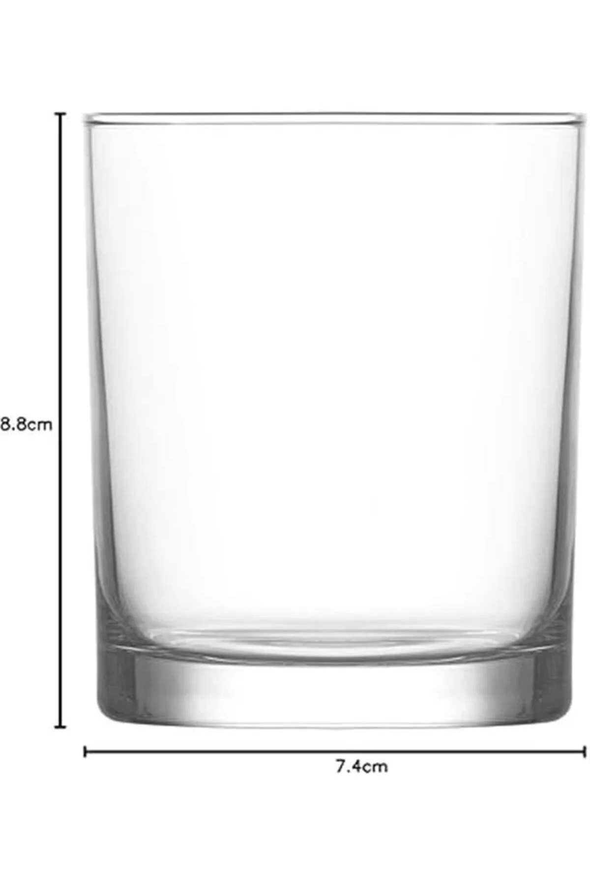 لیوان پایه‌دار گلاس LIBERTY 6 CUP 280 CC AyrStore