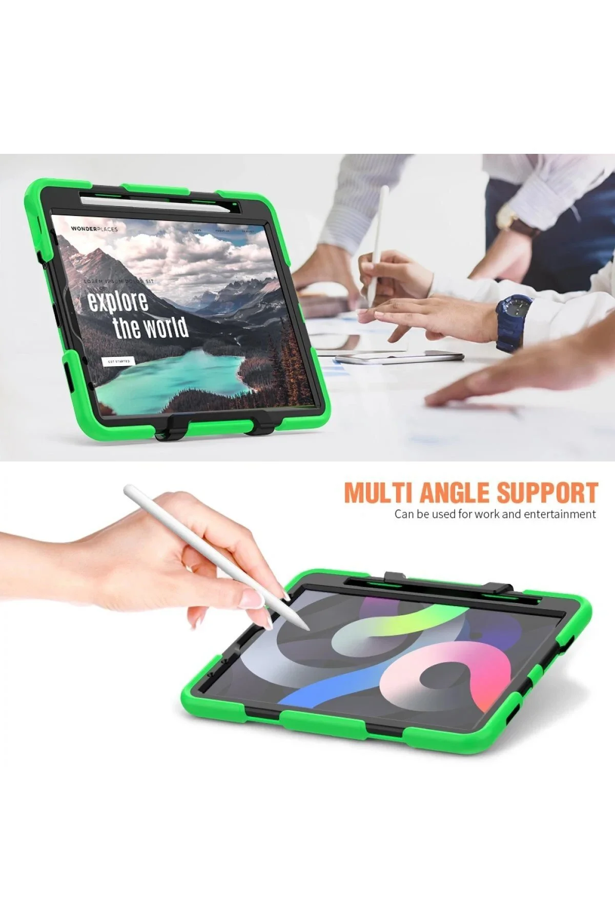 کاور تبلت جلد IPAD PRO 11 سبز Genel Markalar