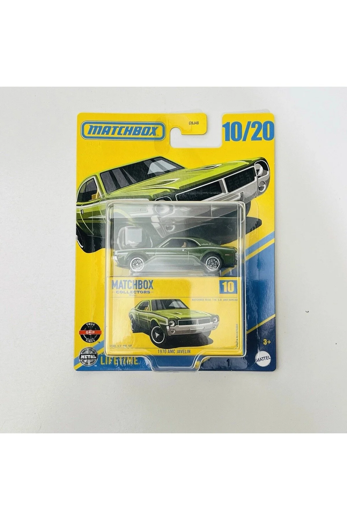 ماشین اسباب بازی MATCHBOX COLLECTORS 1970 AMC JAVELIN 1:64 DIECAST METAL MODEL CAR HOT WHEELS