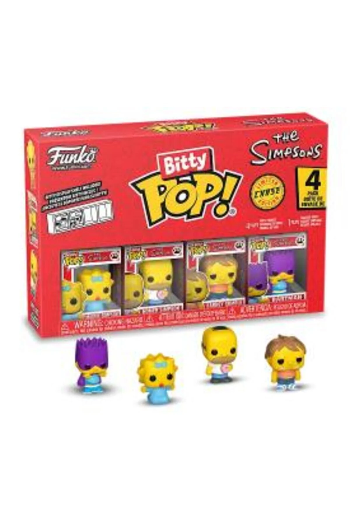 فیگور بیتی پاپ! بسته 4 سیمپسون از ترکیه Funko