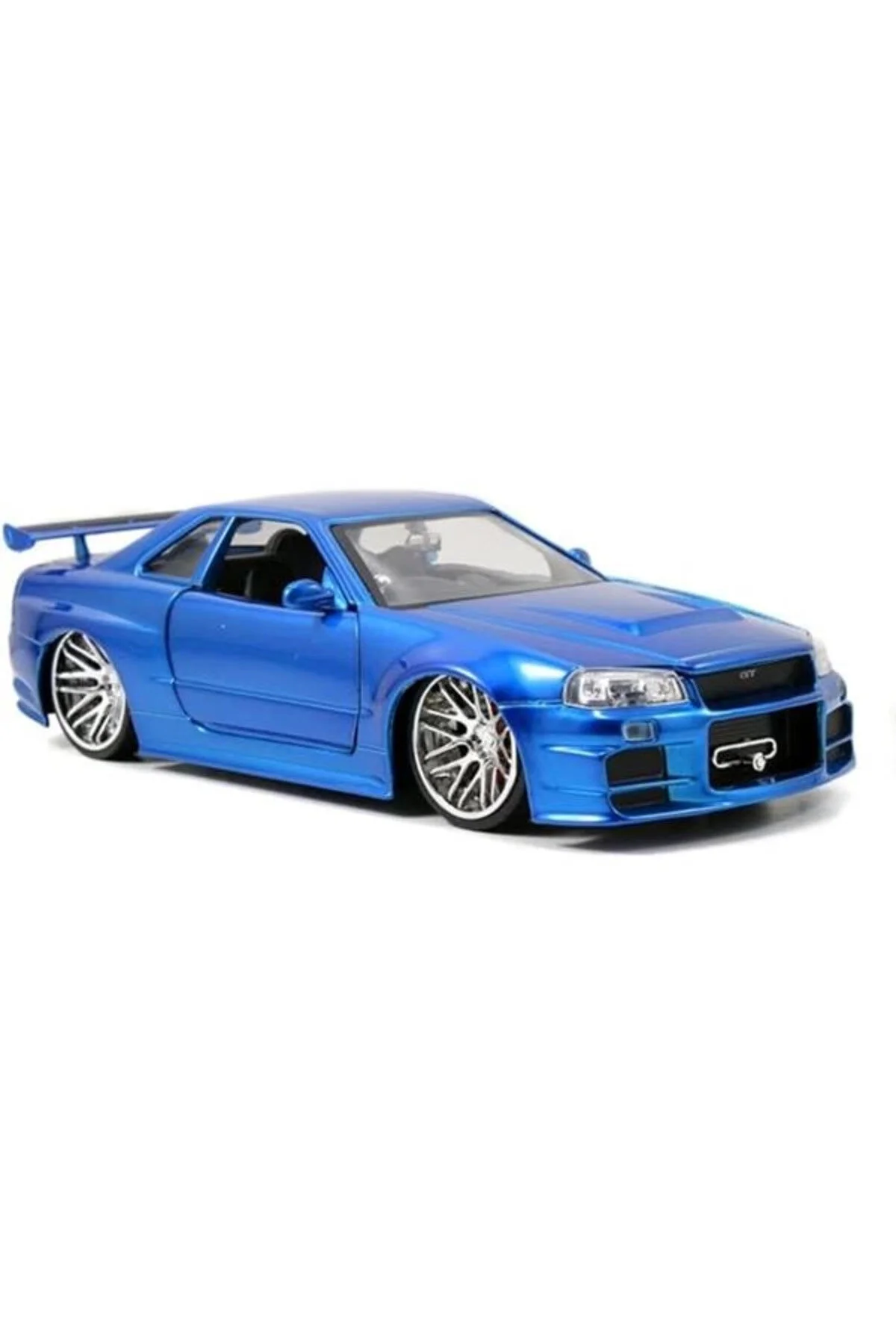 ماشین اسباب بازی های JADA FAST & FURIOUS متناسب با NISSAN SKYLINE GT R R34 مردانه 1:24 مقیاس آبی Samorian