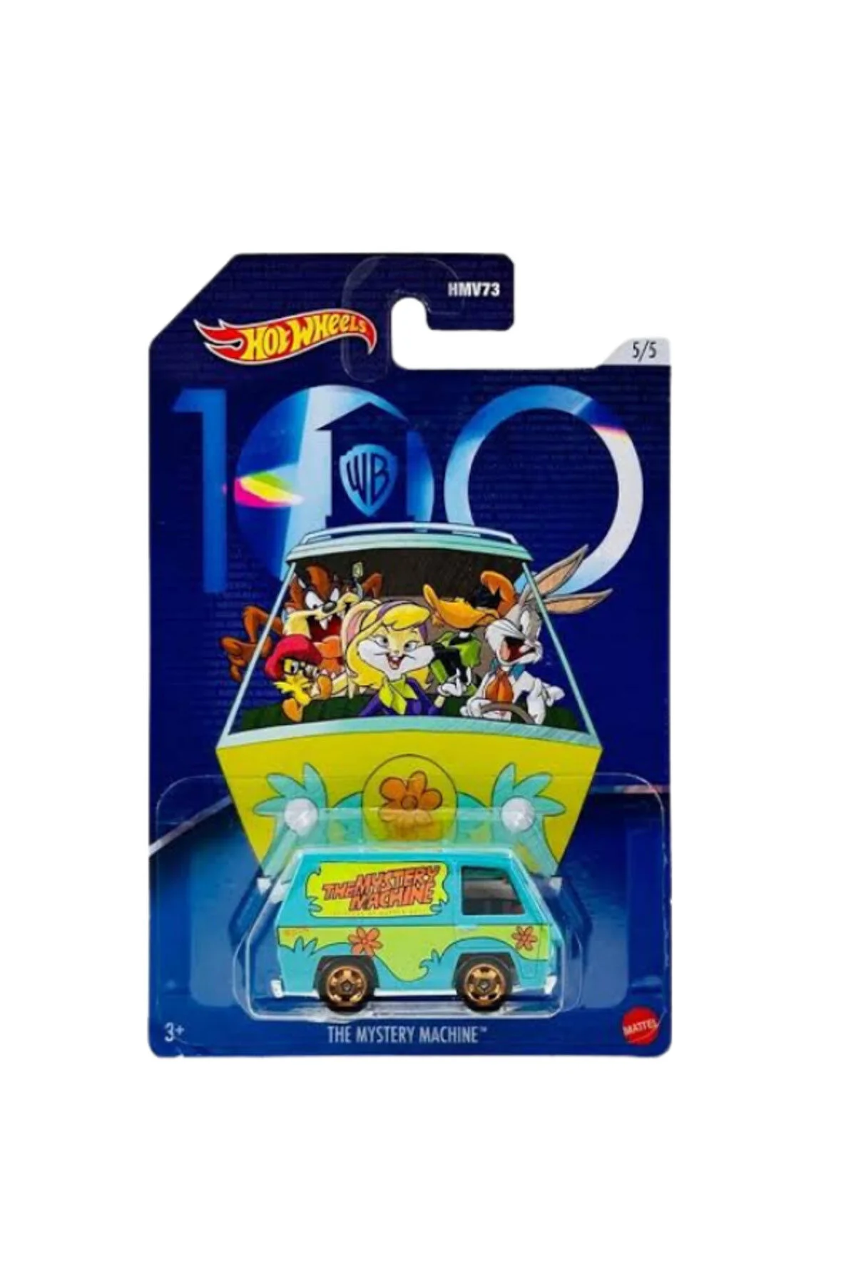 ماکت 100 مین سال وارنر BROS THE MYSTERY MACHINE هات ویلز اورجینال HOT WHEELS