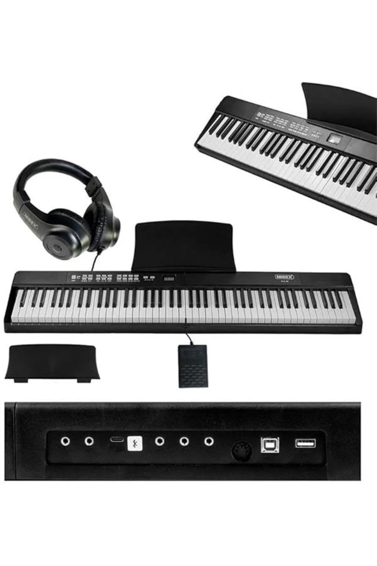 پیانو PLX 80BKSS قابل حمل KEY PIANO DIGITAL 88 COUNTER C ایستاده پایدار AyrStore