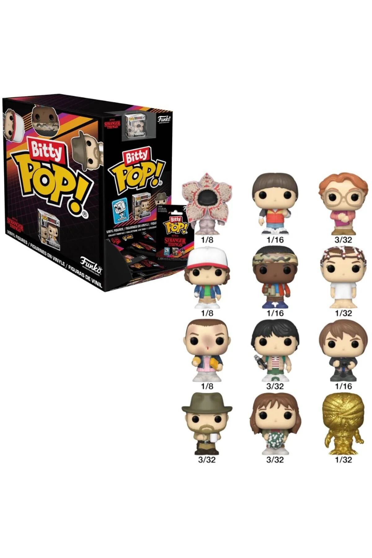 فیگور پاپ بیتی Singles: Stranger Things شکل 2.5 سانتی متر ارسال سوپرایزی اصل Funko