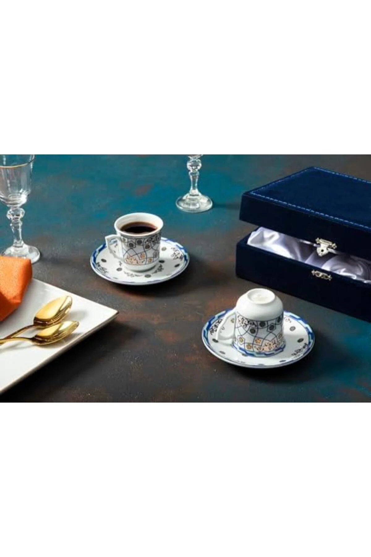 سرویس غذاخوری سعدآباد ست فنجان قهوه 4 تکه STOREMAX