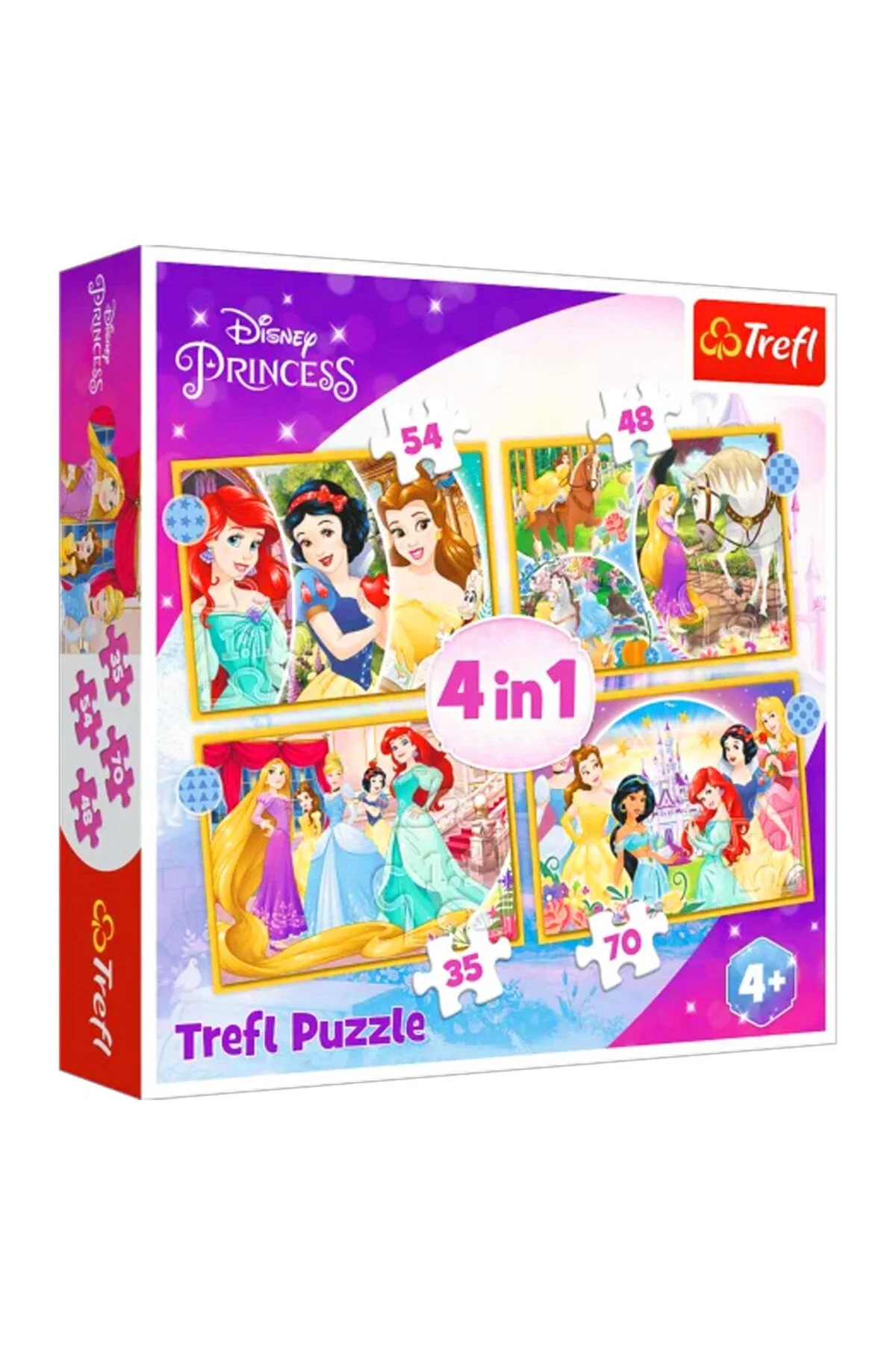 پازل 34385 DISNEY PRINCESS 4IN1 PUZZLE Genel Markalar