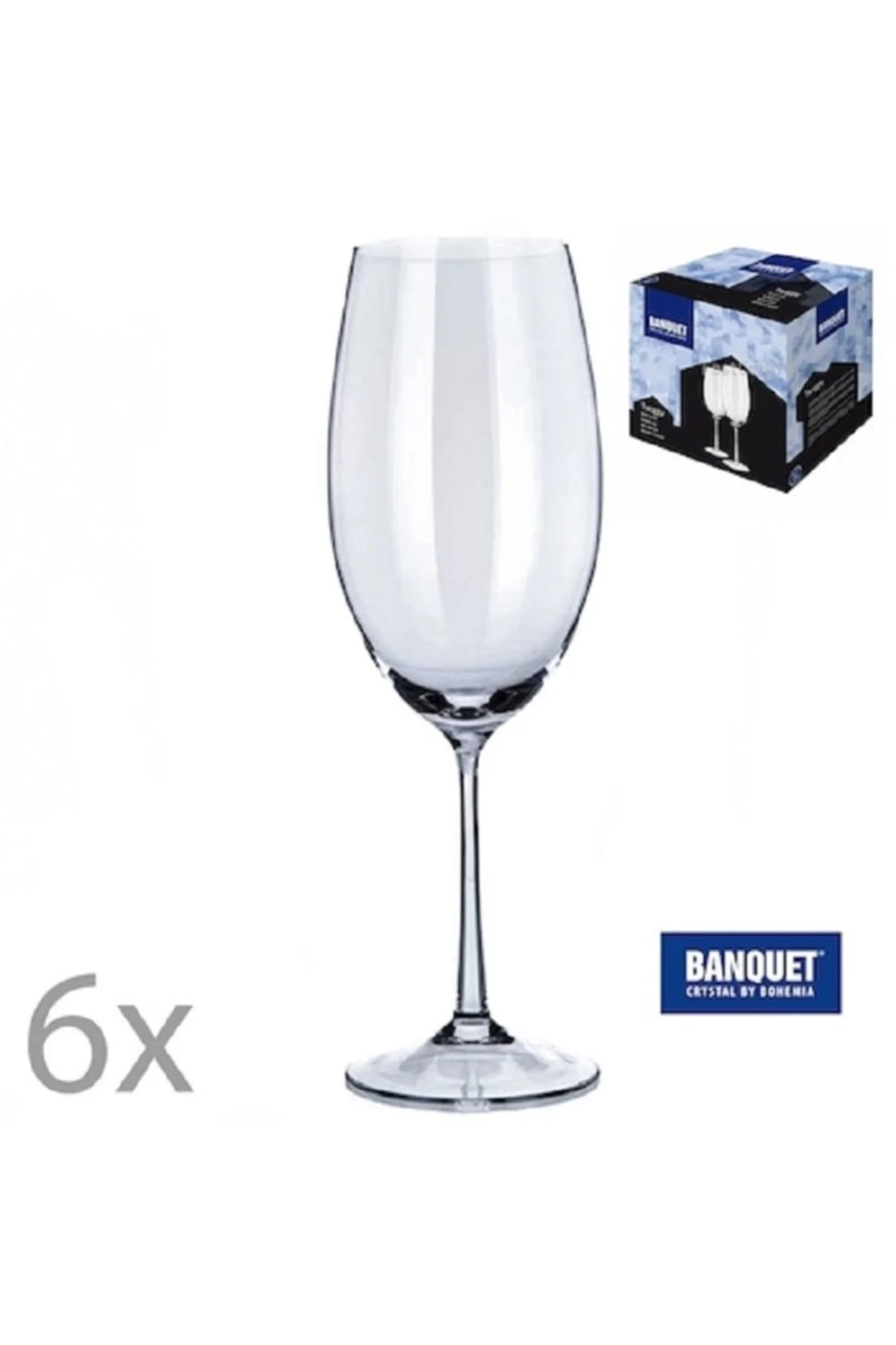 لیوان پایه‌دار گلاس ضیافت TWIGGY 800 سی سی. شیشه شراب کریستال. BOHEMİA CRYSTALITE