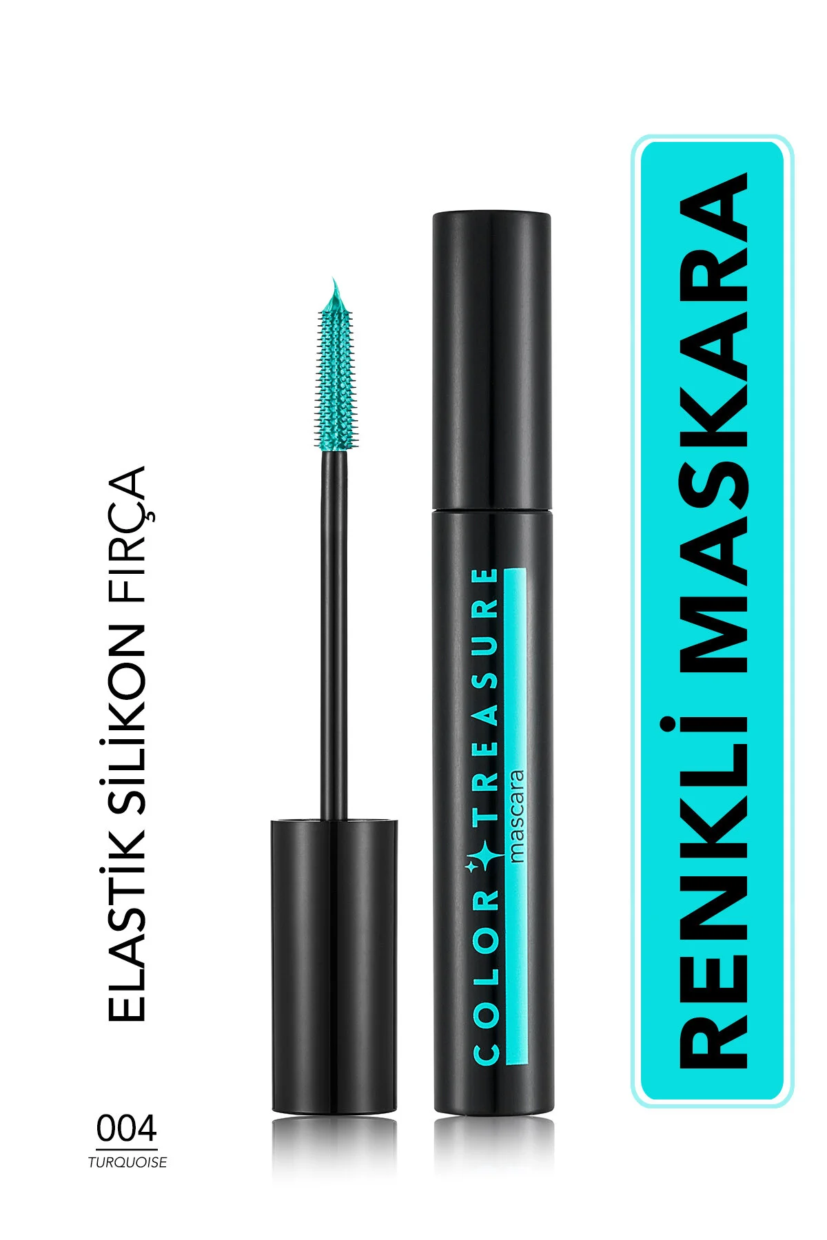 ریمل گنجینه رنگ فیروزه ای Flormar