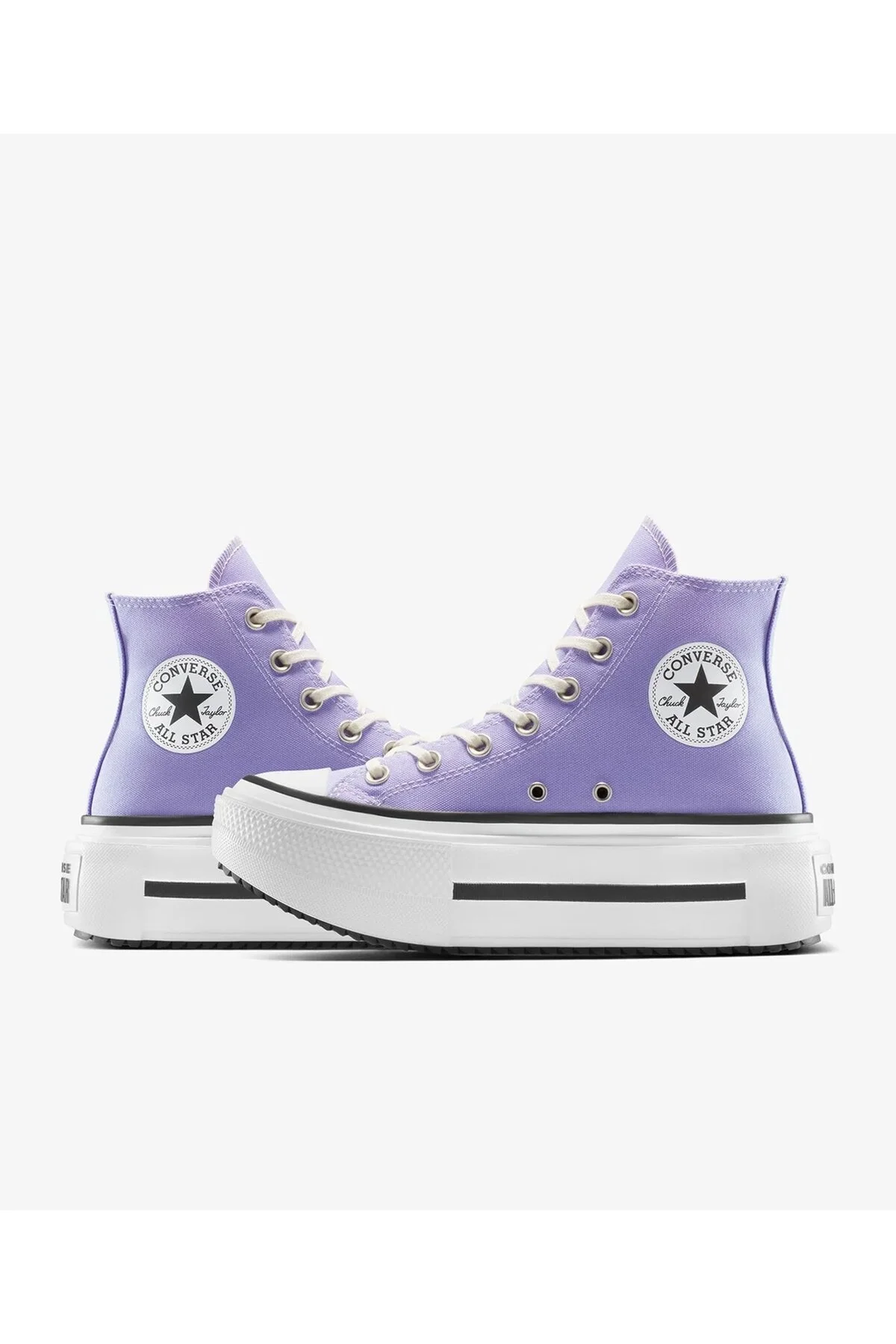 کفش دو و تمرین کتانی بنفش یونیسکس پشته کانورس چاک تیلور آل استار لیفت Converse