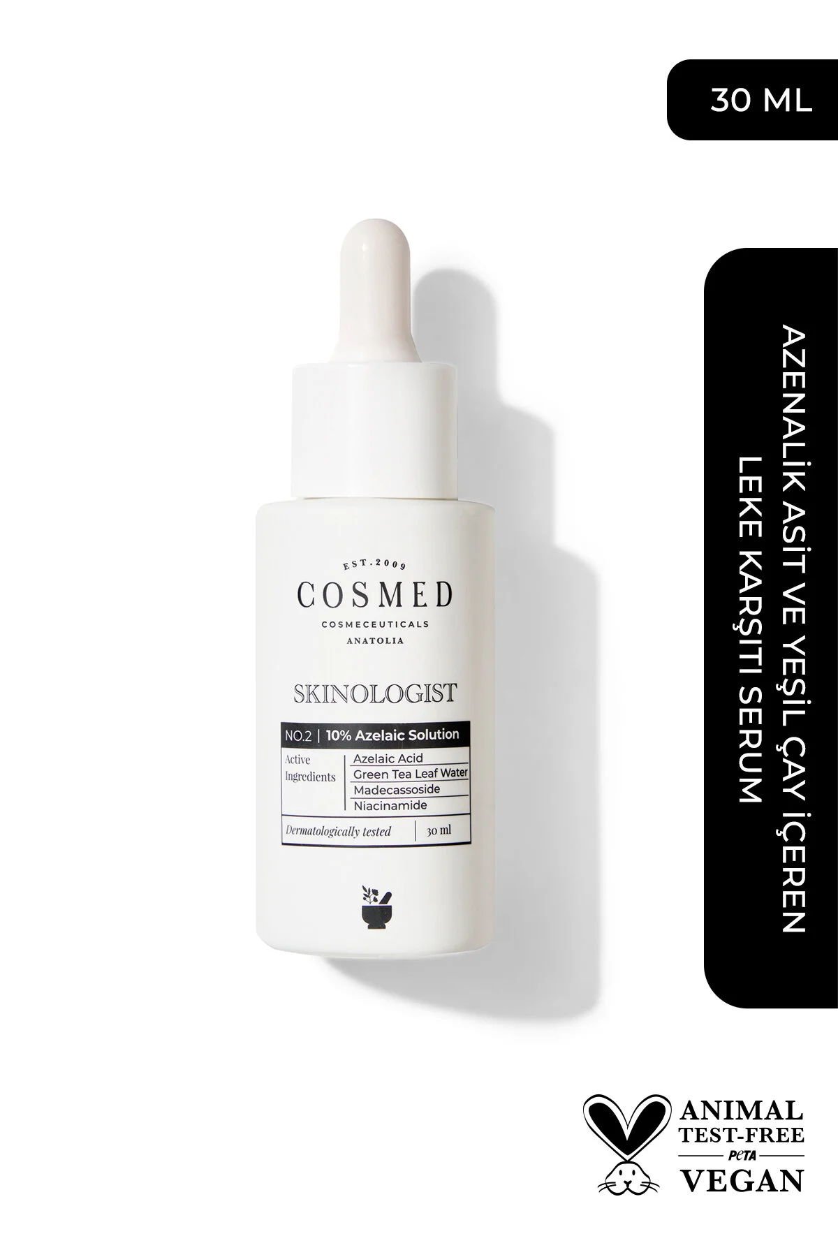 COSMED راهکار چربی پوست 10% حلال آزلائیک محلول