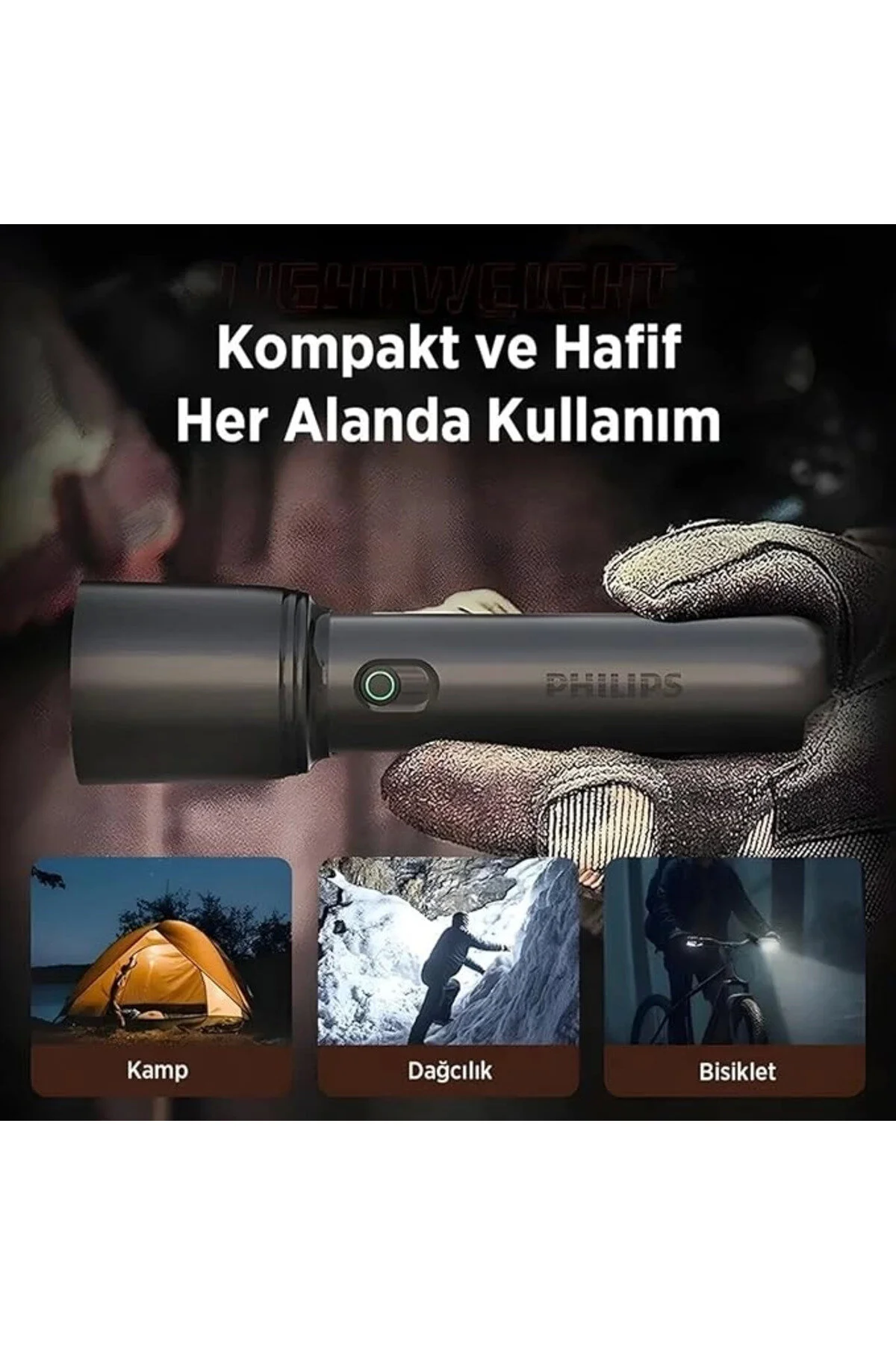 چراغ قوه SFL1403 400 LUMEN 5W LED حالت سس بزرگنمایی ulupazarlama