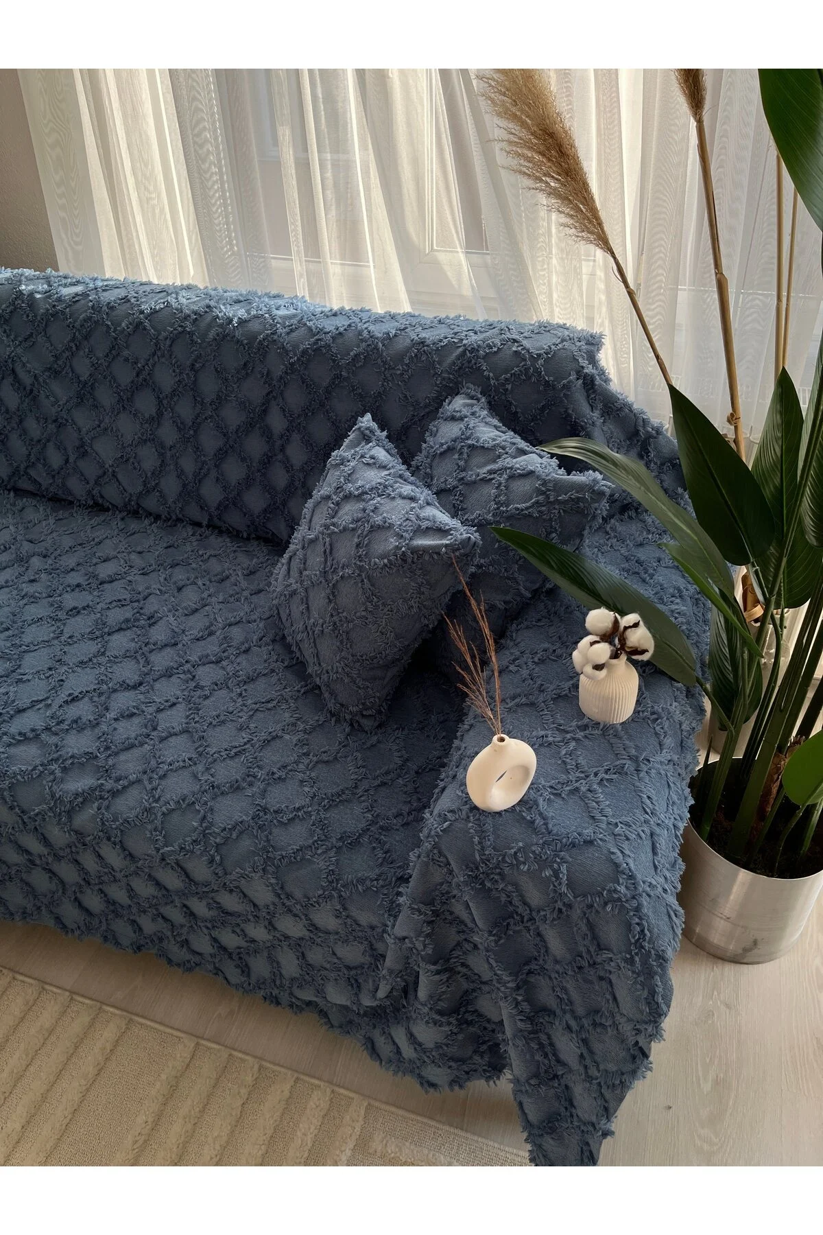 روکش مبل پوشش صندلی کامل و بسته بندی شده نیلی آبی best house decor