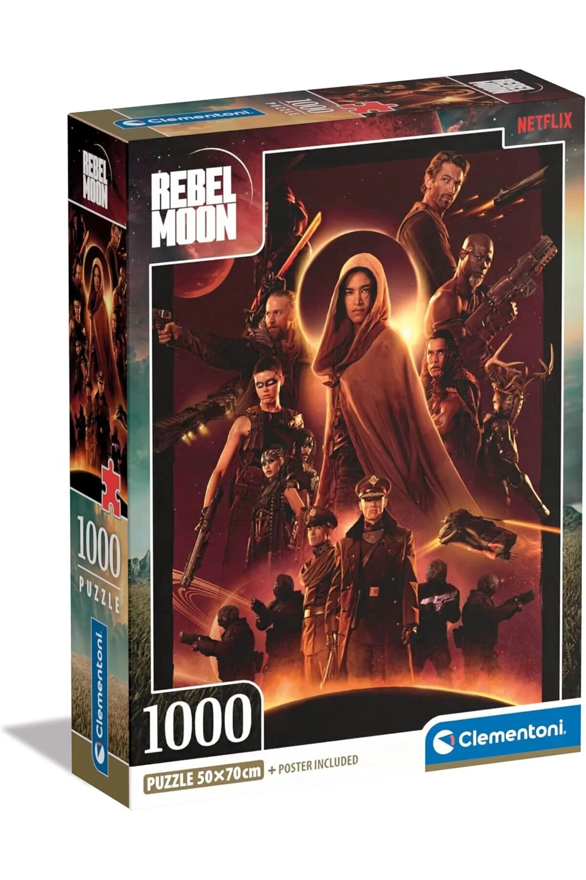 پازل JAWNNA 1000 PIECE REBEL MOON PUZZLE 3 جعبه جمع و جور ابزار 646268 STOREMAX