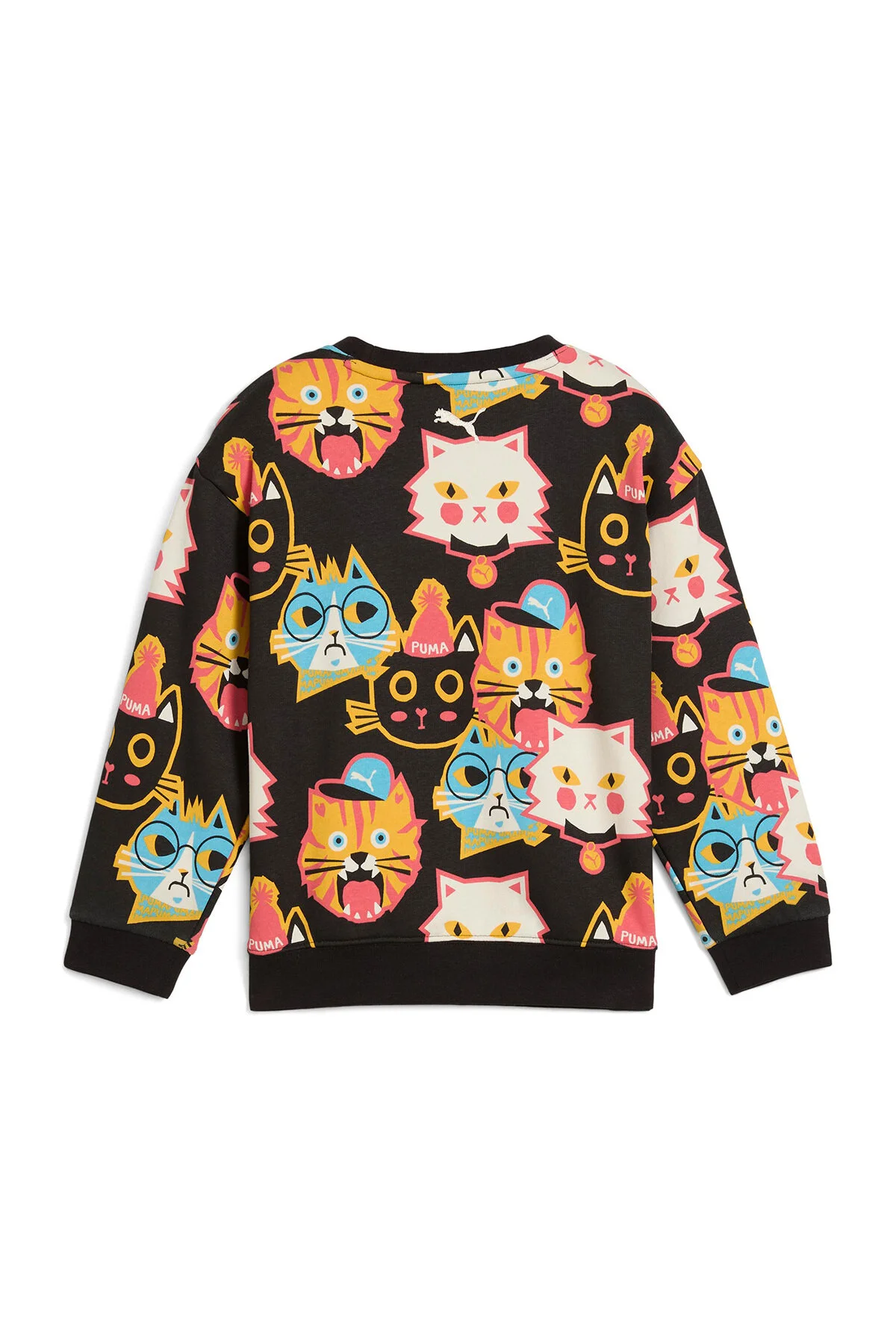 سویشرت یقه خدمه مشکی MOODY CAT KIDS پوما Puma