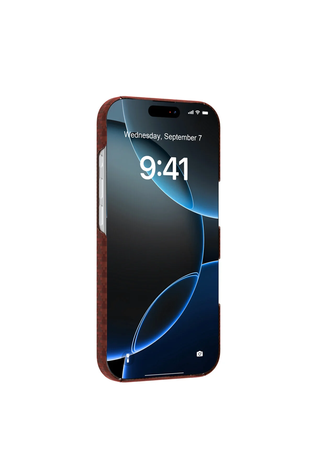 کاور و قاب سازگار IPHONE 17 PRO با ویژگی شارژ M SAFE سری ARAMID SKIN ORIGIN قرمز Raptic