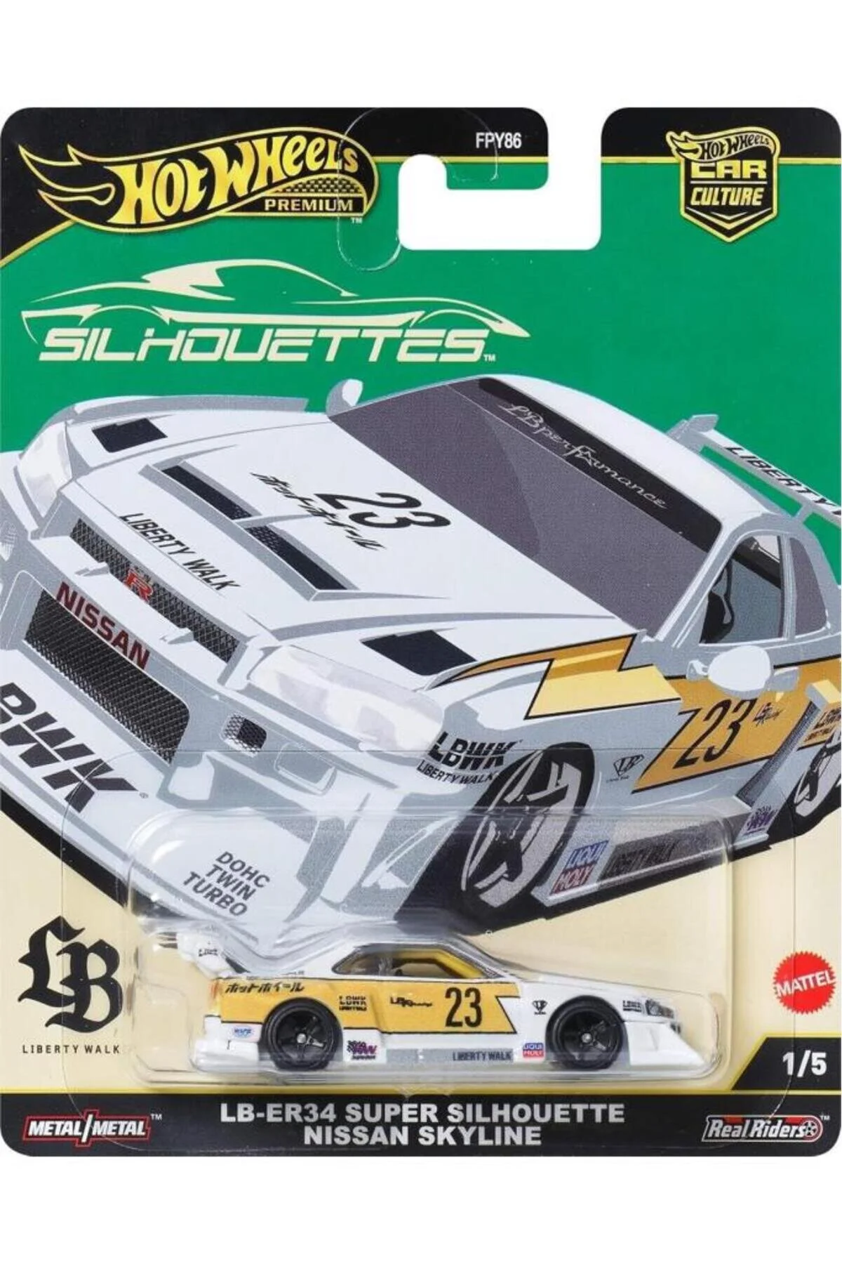 ماشین اسباب بازی کشت اتومبیل حق بیمه نیسان SKYLINE FPY86 JBK59 HOT WHEELS