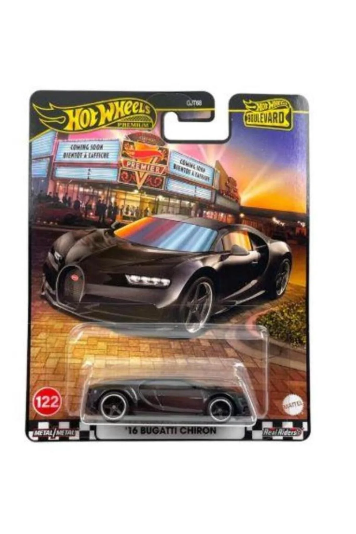 مدل خودرو PREMIUM '16 CHIRON GJT68 JBL30 هات ویلز اورجینال HOT WHEELS
